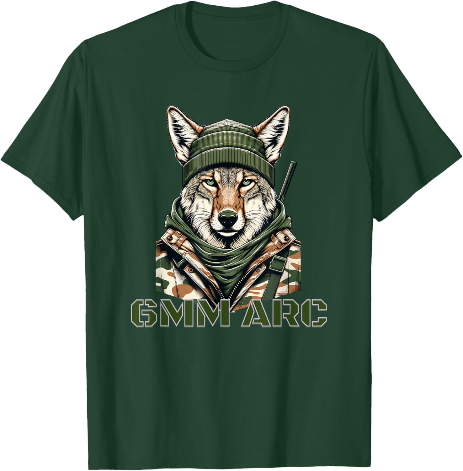 Coyote in Camo 6MM ARC T-Shirt for Comfortable Outdoor Adventures - 10