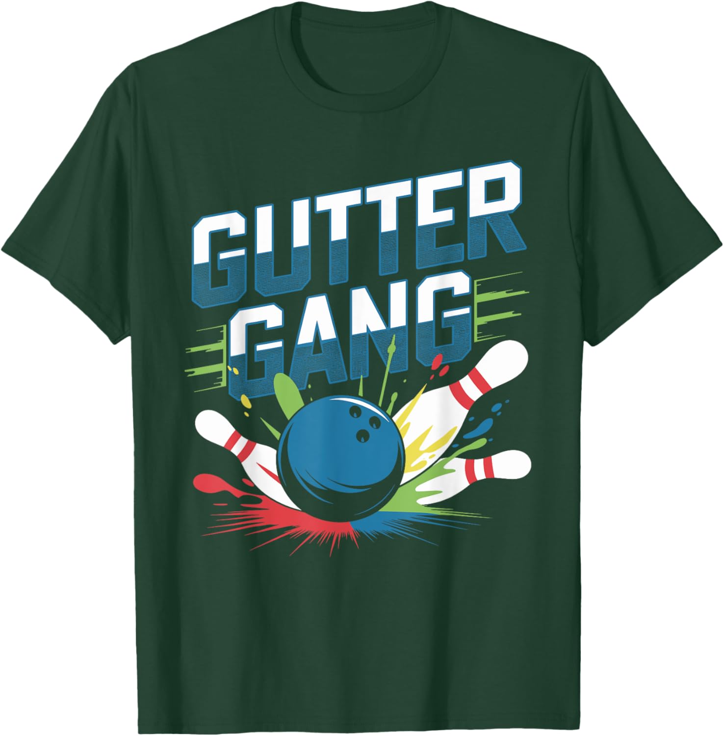 Funny Gutter Gang Bowling Shirt for League Players and Fans - 3