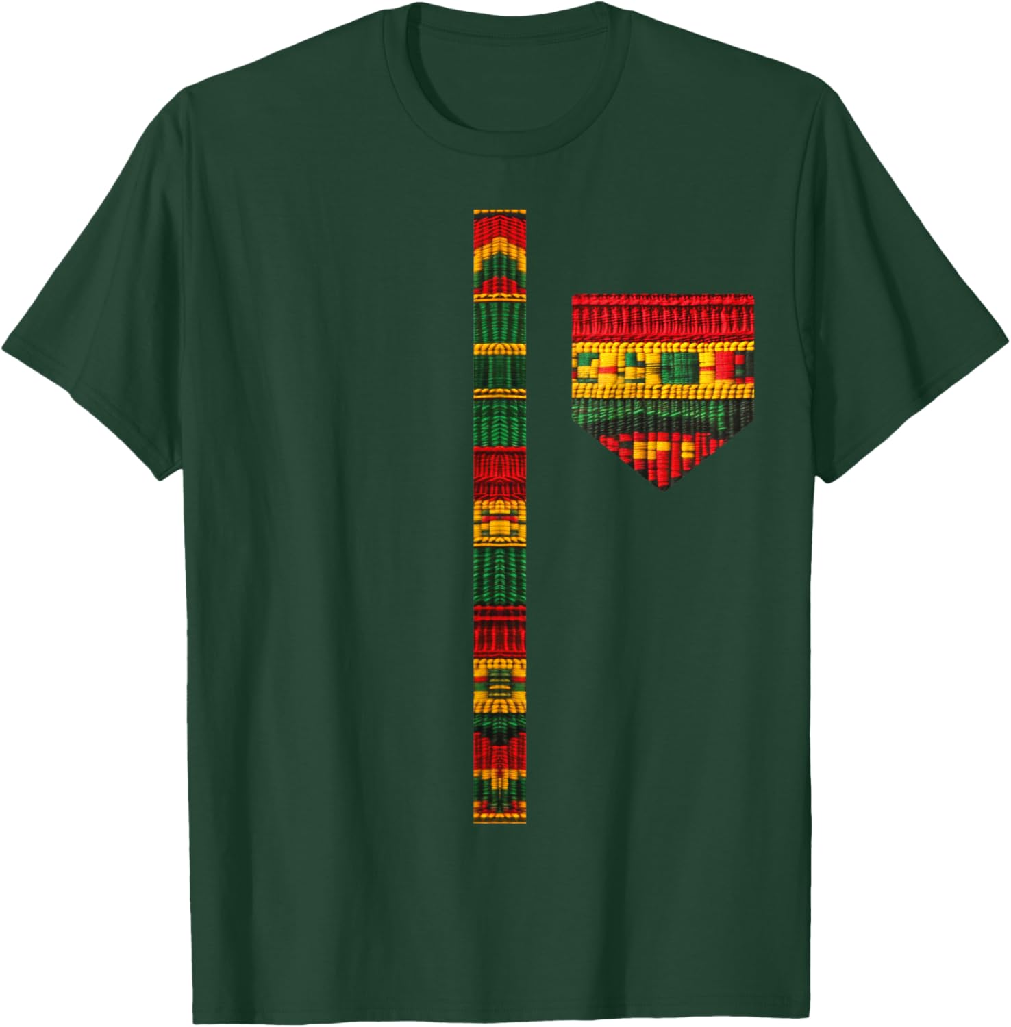 Stylish African Print Dashiki Kente Art T-Shirt for Men and Boys - 21