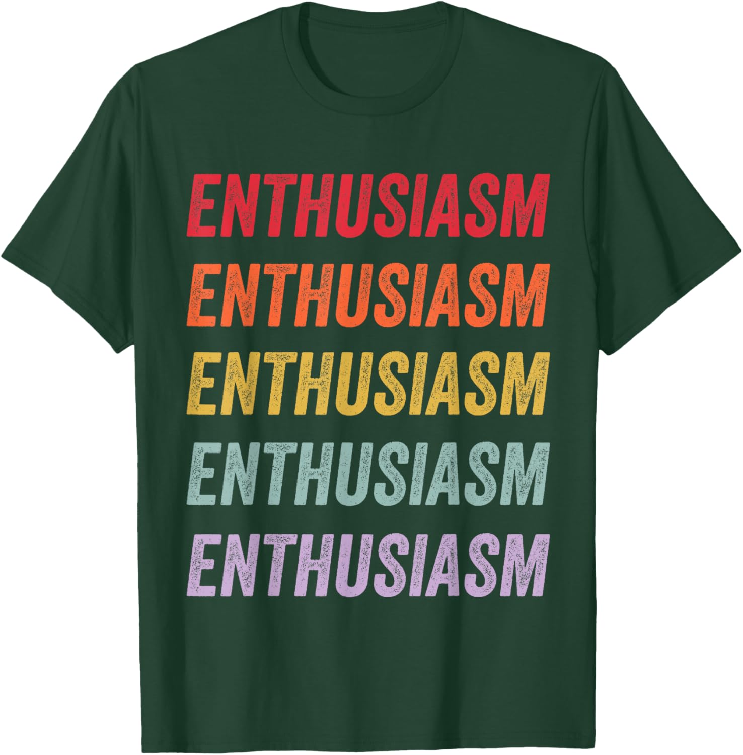 Enthusiasm Graphic T-Shirt for Men and Women - Stylish Everyday Wear - 8
