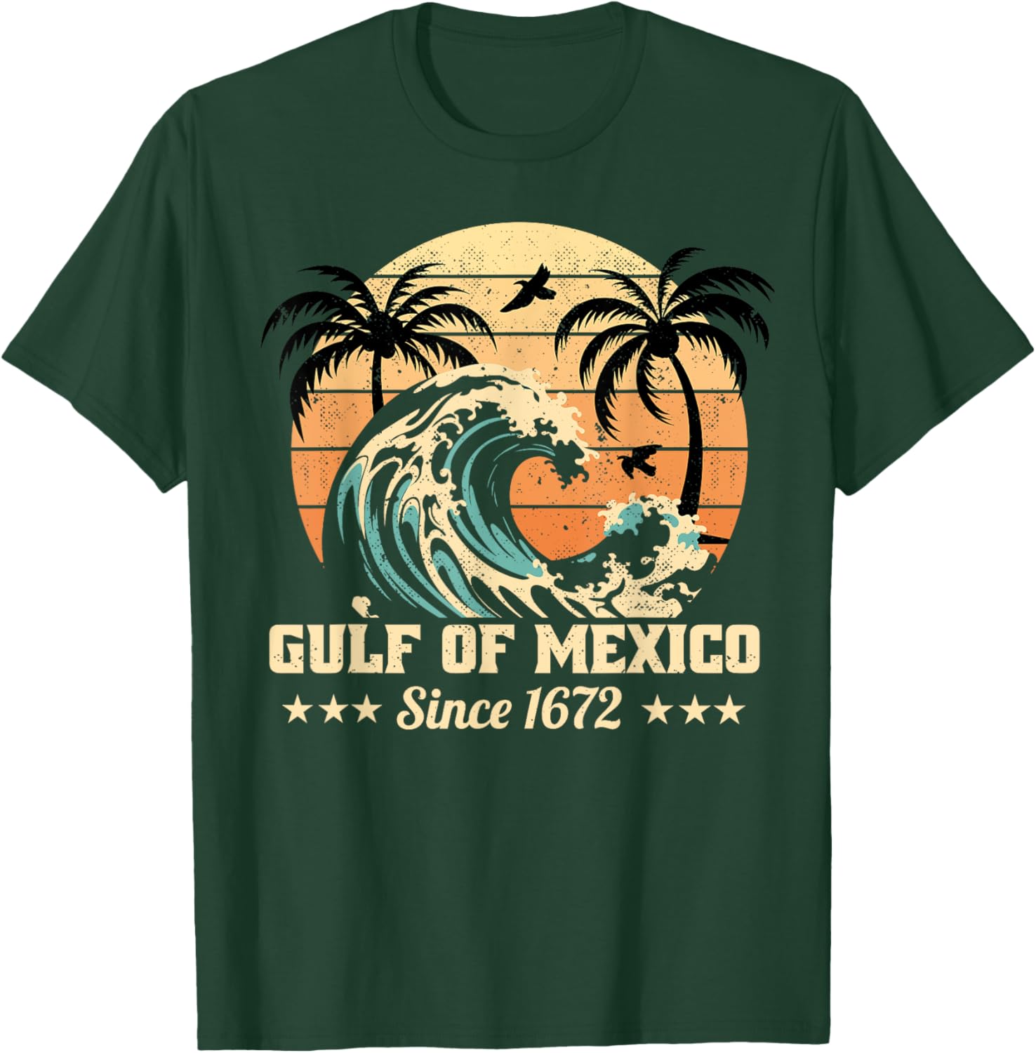 Vintage Gulf of Mexico T-Shirt Since 1672 Stylish and Unique Apparel - 10