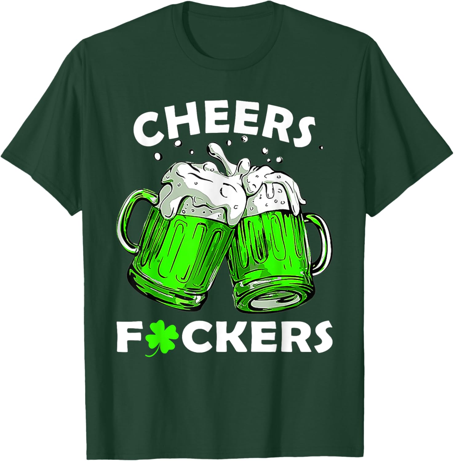 Cheers T-Shirt for St Patrick's Day Fun With Friends and Beer - 12