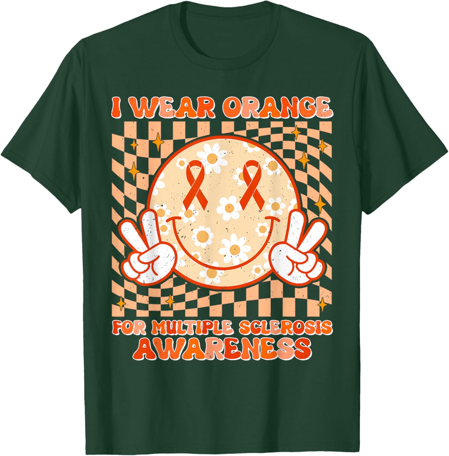 Motivation Support Multiple Sclerosis Awareness T-Shirt for MS Fighters - 14