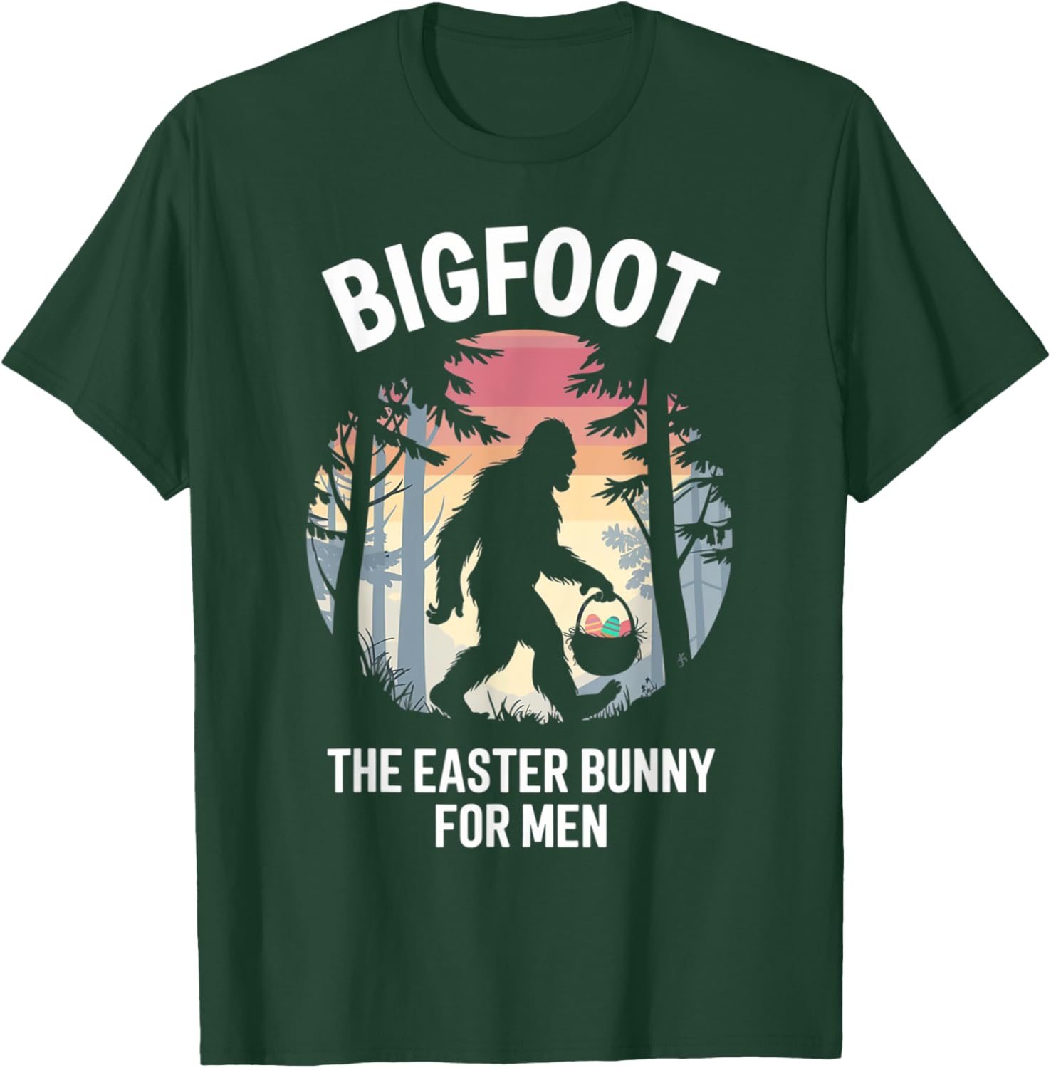 Funny Bigfoot Easter Bunny T-Shirt for Unique Holiday Style - 6