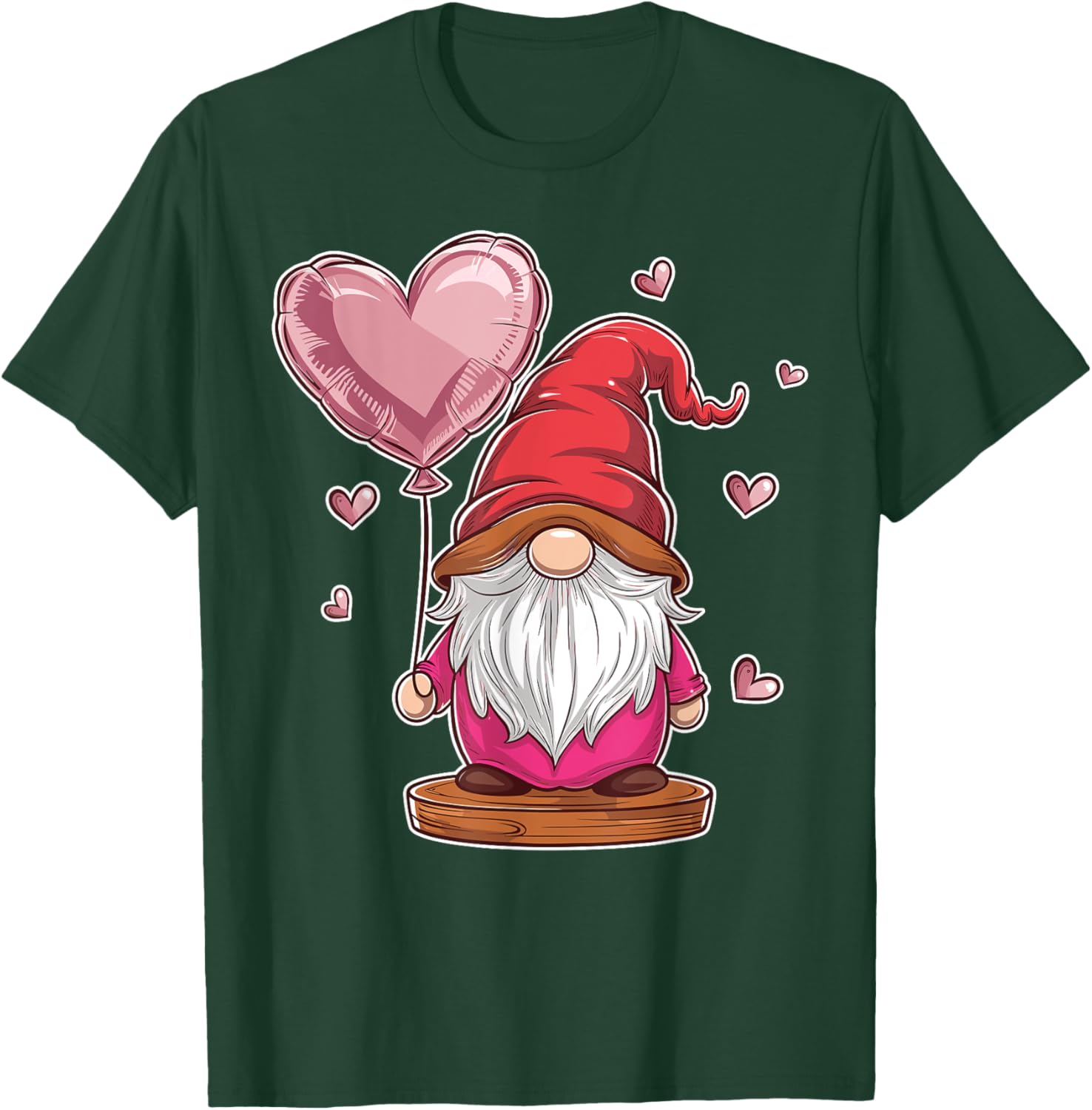 Gnome Valentine's Day Love Heart Kids T-Shirt for Fun and Style - 12