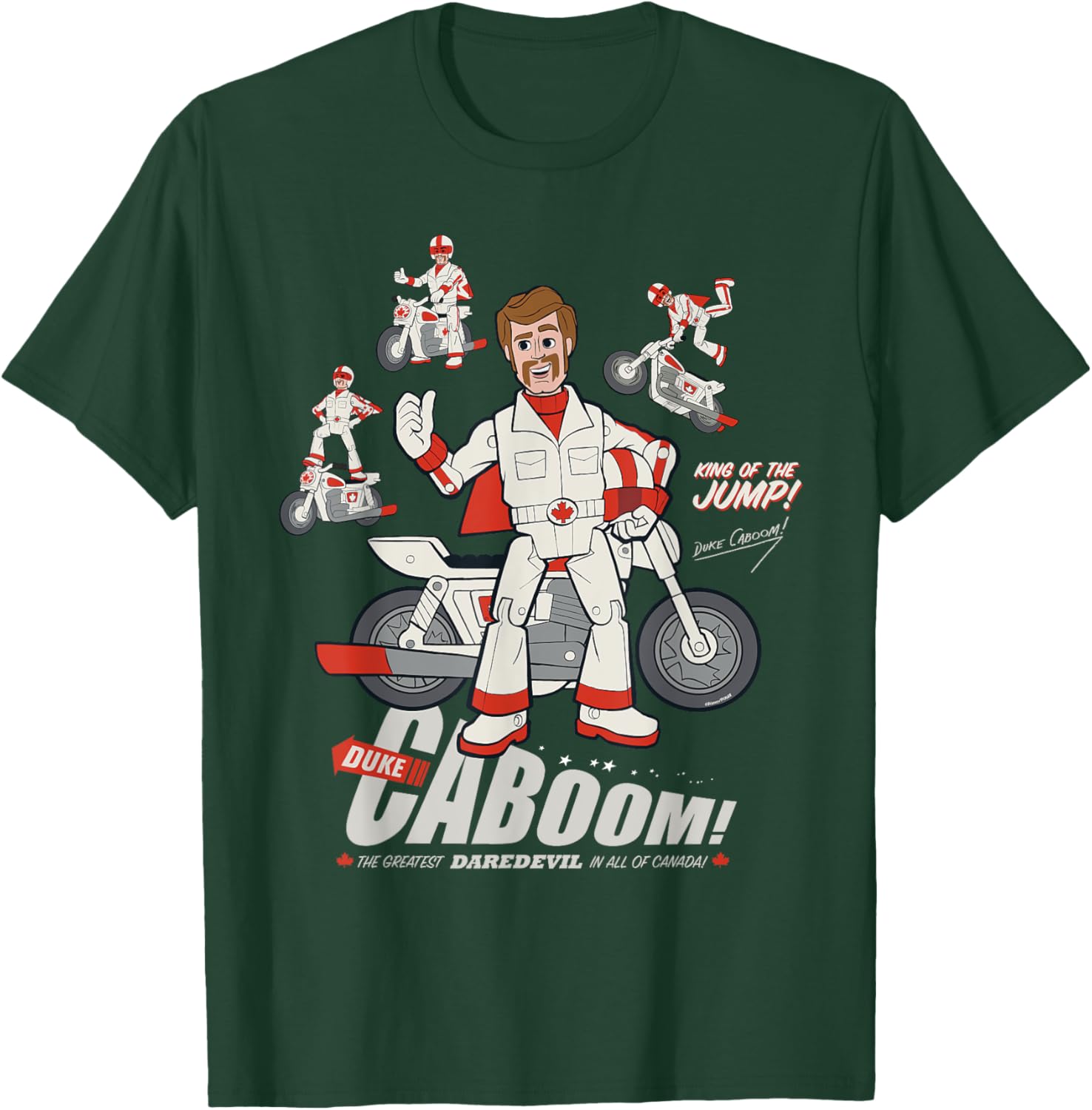 Disney Pixar Toy Story Duke Caboom Stuntman Fun Graphic T-Shirt - 3