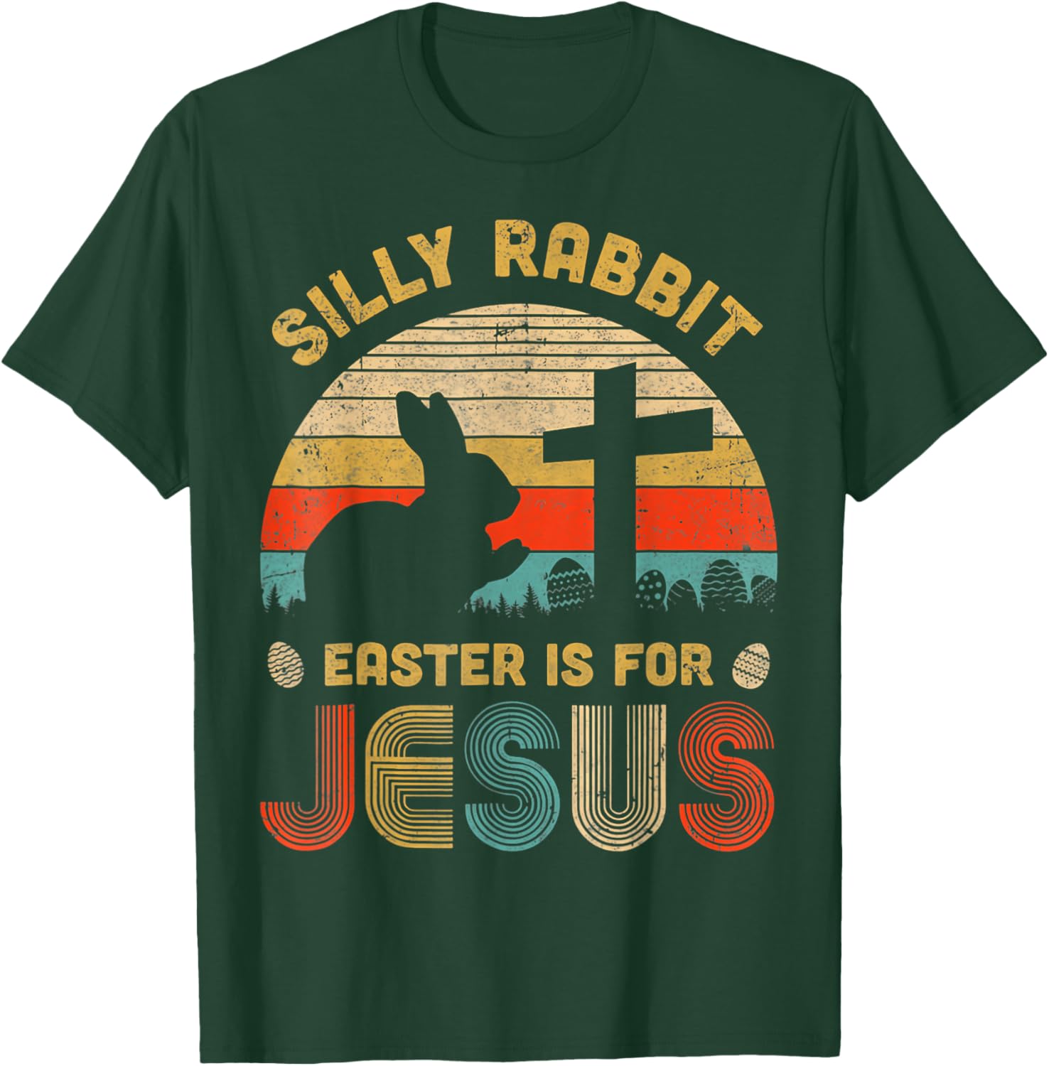 Silly Rabbit Easter is for Jesus T-Shirt – Fun Christian Apparel for All - 19