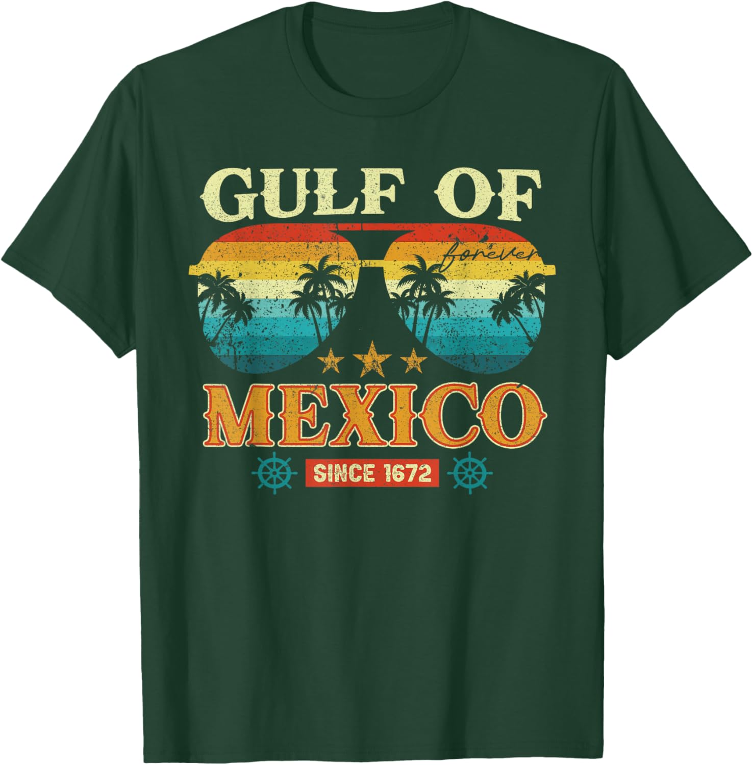 Gulf of Mexico Vintage T-Shirt Retro Style Clothing for Beach Lovers - 6
