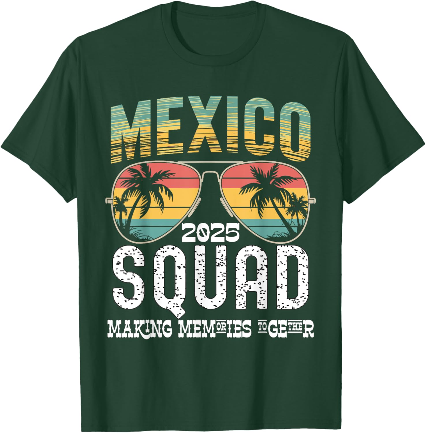 Mexico 2025 Squad Family Vacation Matching T-Shirt Tropical Vibes - 14
