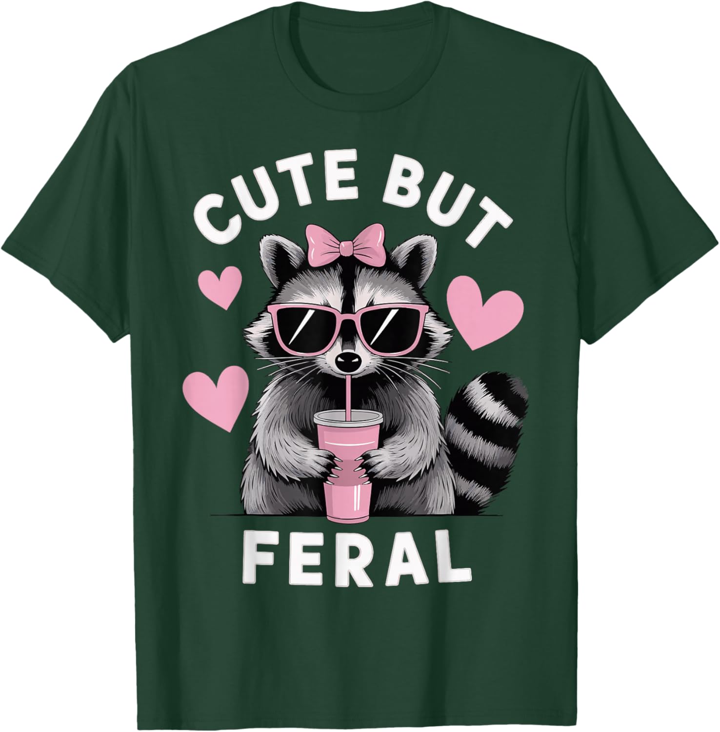 Cute But Feral T-Shirt for Animal Lovers - Stylish and Playful Apparel - 13