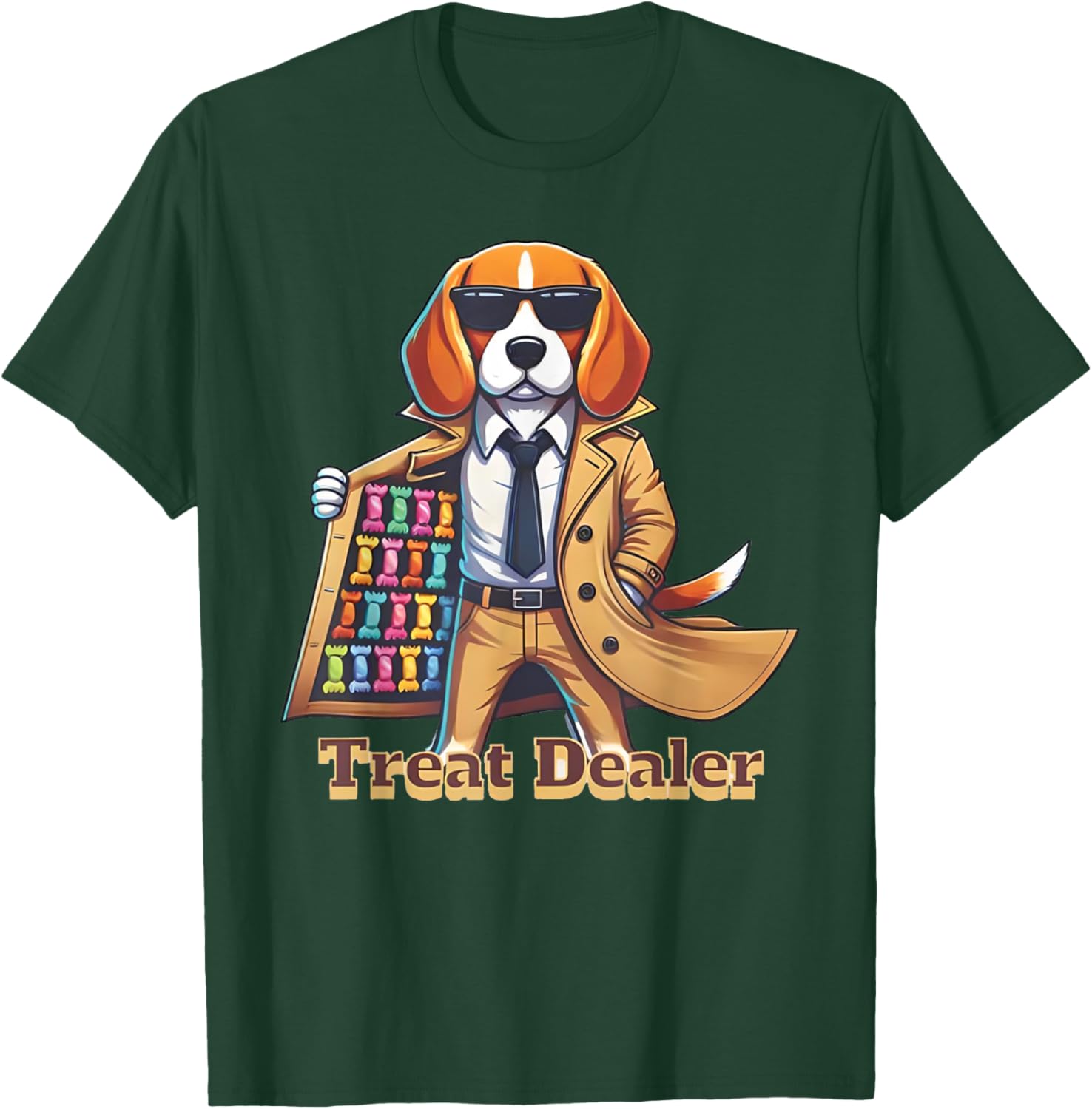 Funny Beagle Lover T-Shirt for Dog Treat Dealers - Perfect Gift for Dog Owners - 9