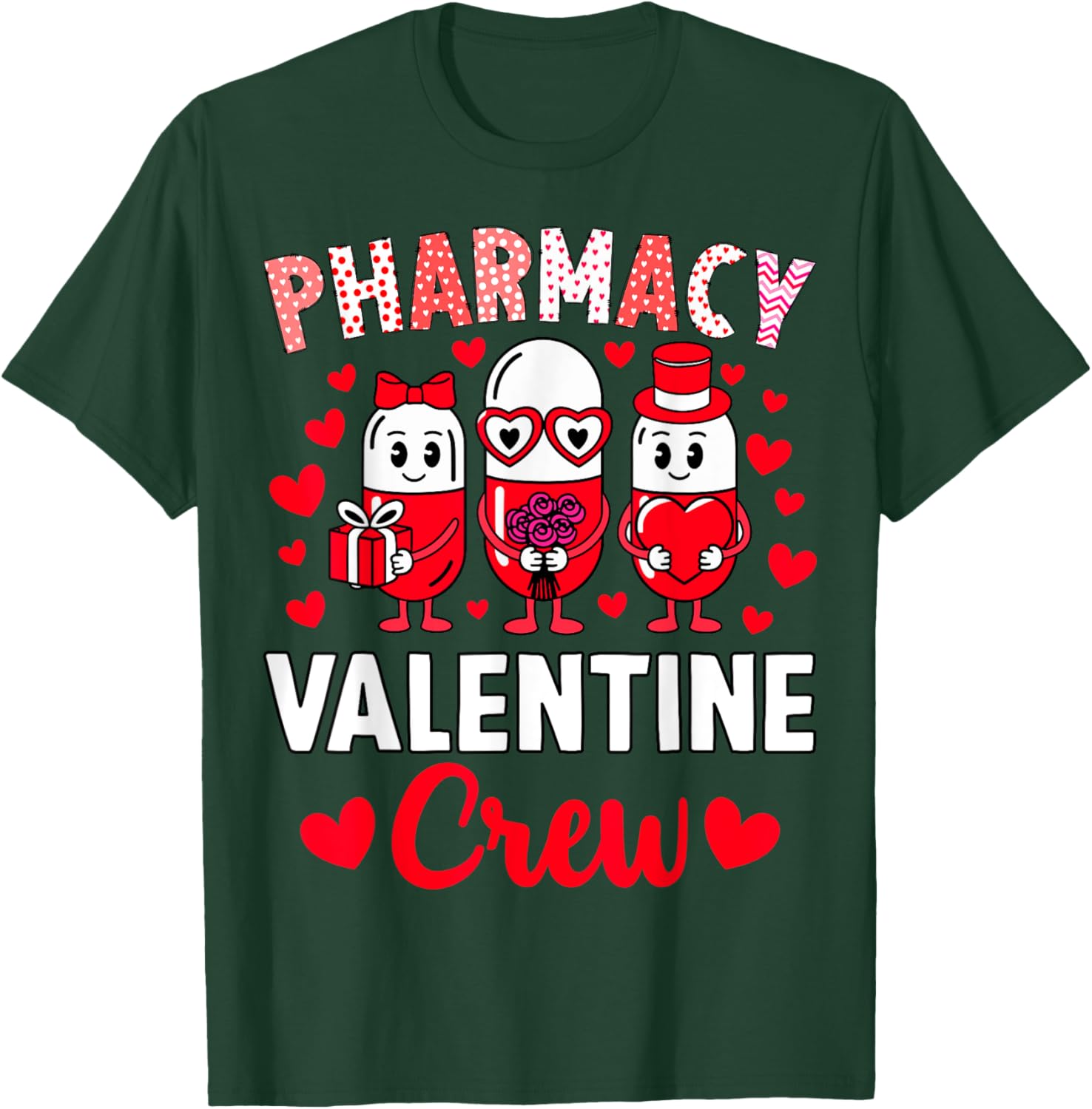 Valentine Pharmacy Tech T-Shirt Perfect Gift for Pharmacy Lovers - 4