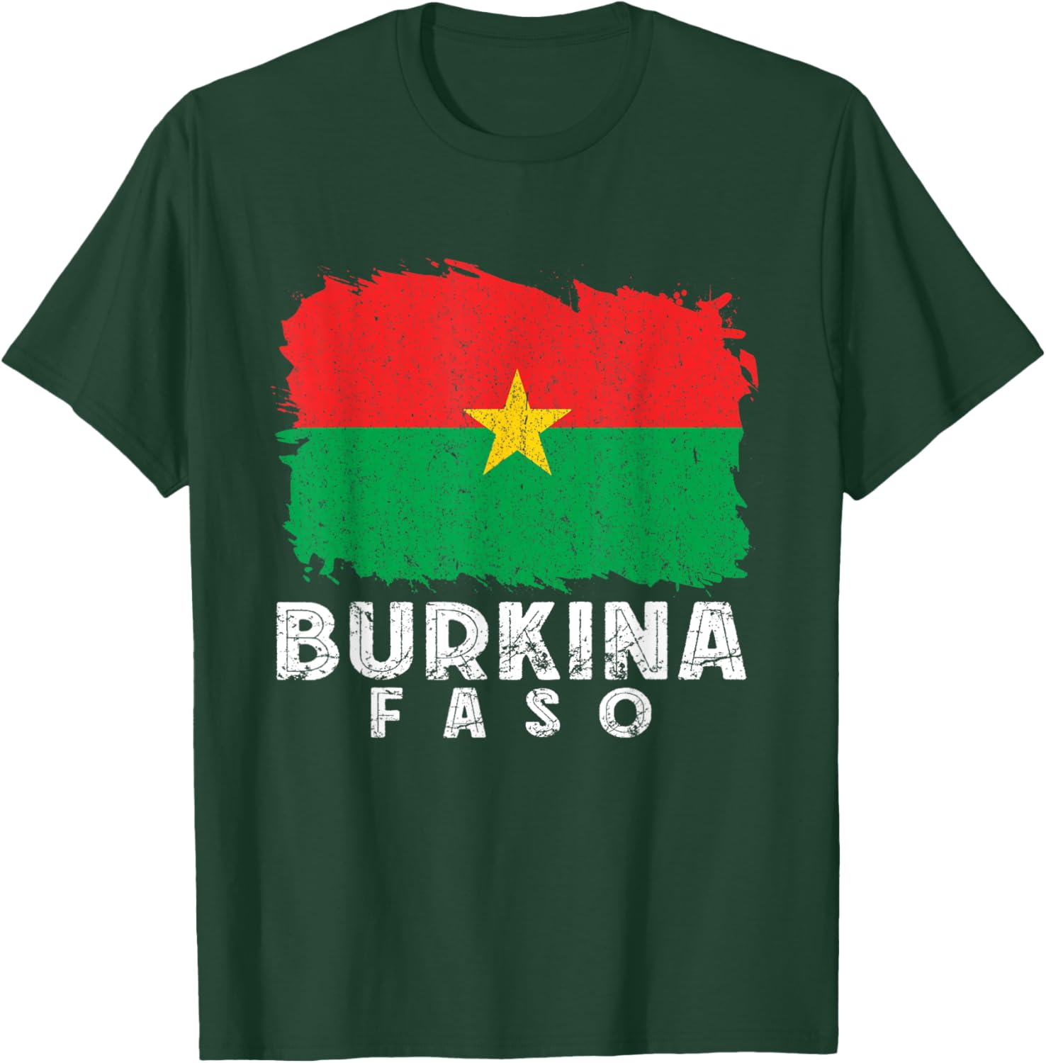 Burkina Faso Flag T-Shirt for Proud Burkina Fasoans - Stylish Apparel - 24