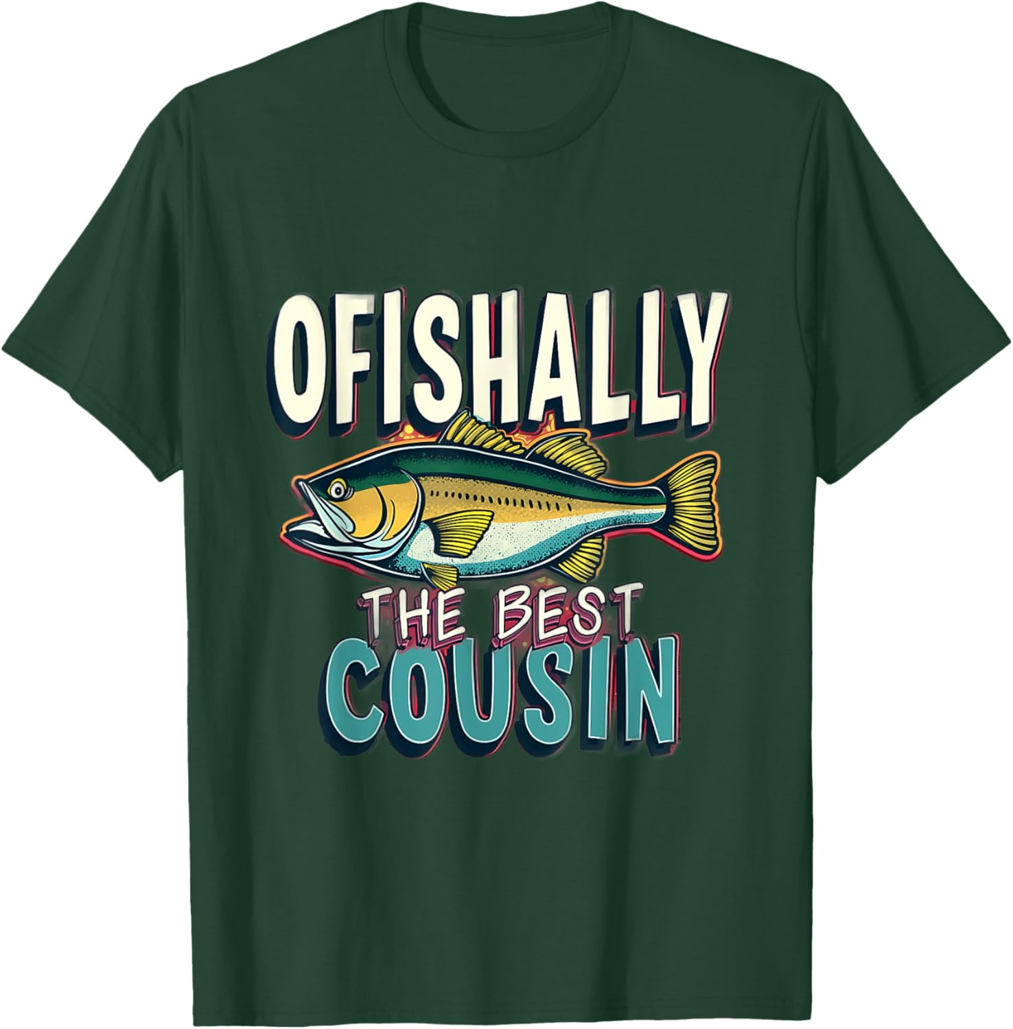 Funny Fishing Cousin Best Ofishally T-Shirt for Fishing Lovers - 1