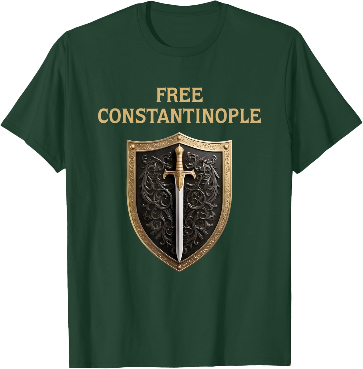 Free Constantinople T-Shirt Celebrating Eastern Roman History and Culture - 22