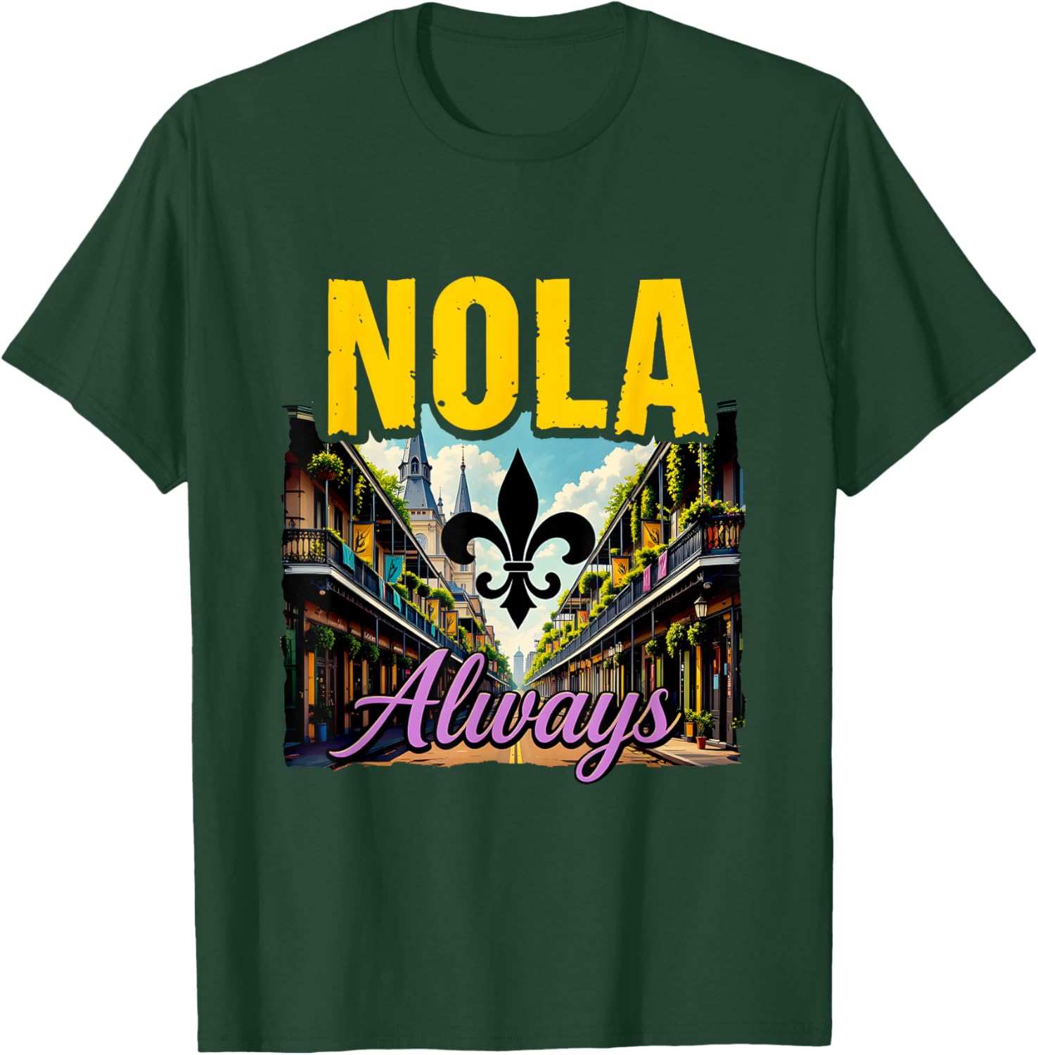 NOLA Never Forget New Orleans Support T-Shirt for Proud Locals - 10
