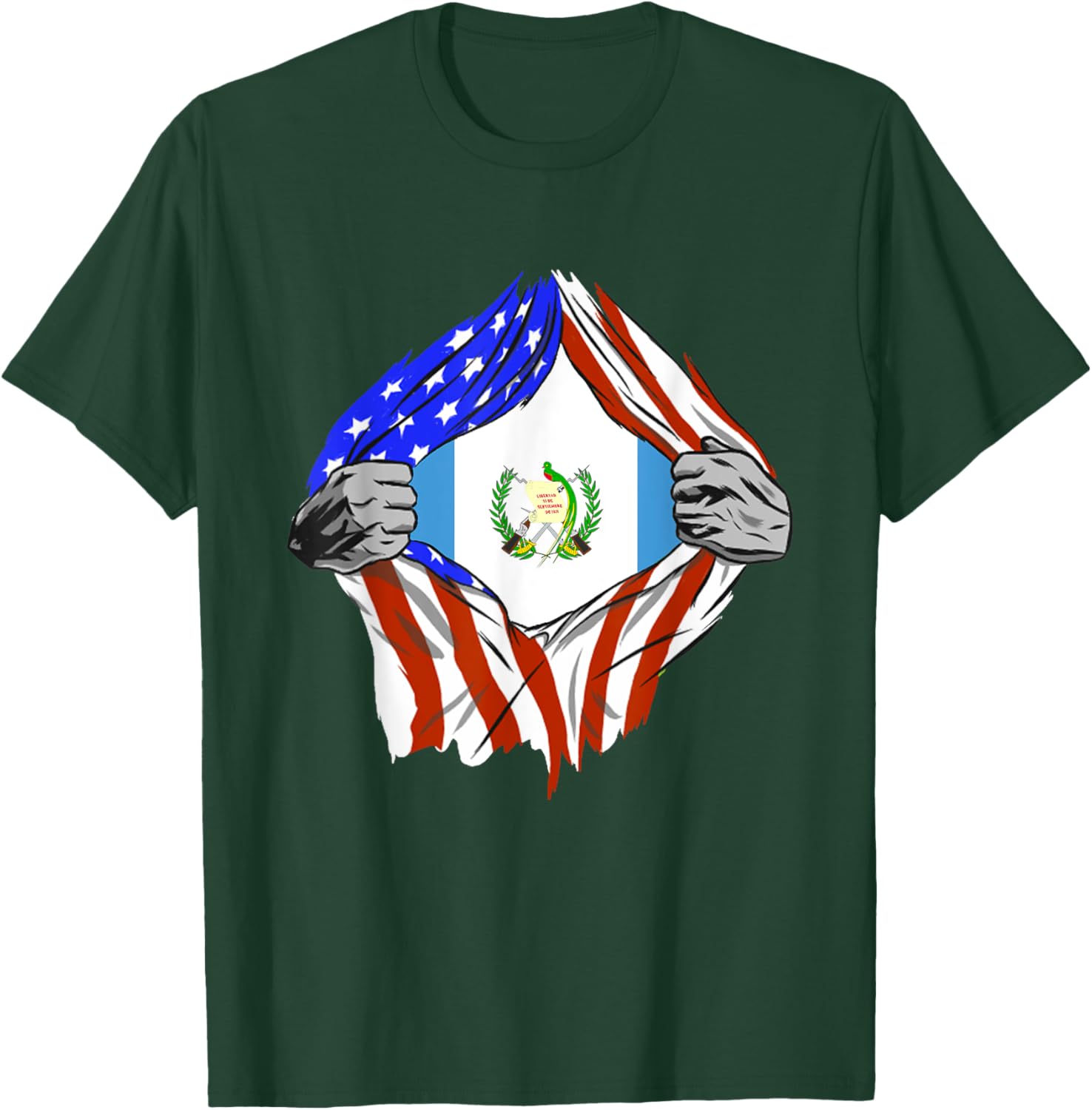 Guatemala Flag T-Shirt for Proud Patriots | Stylish American Apparel - 5