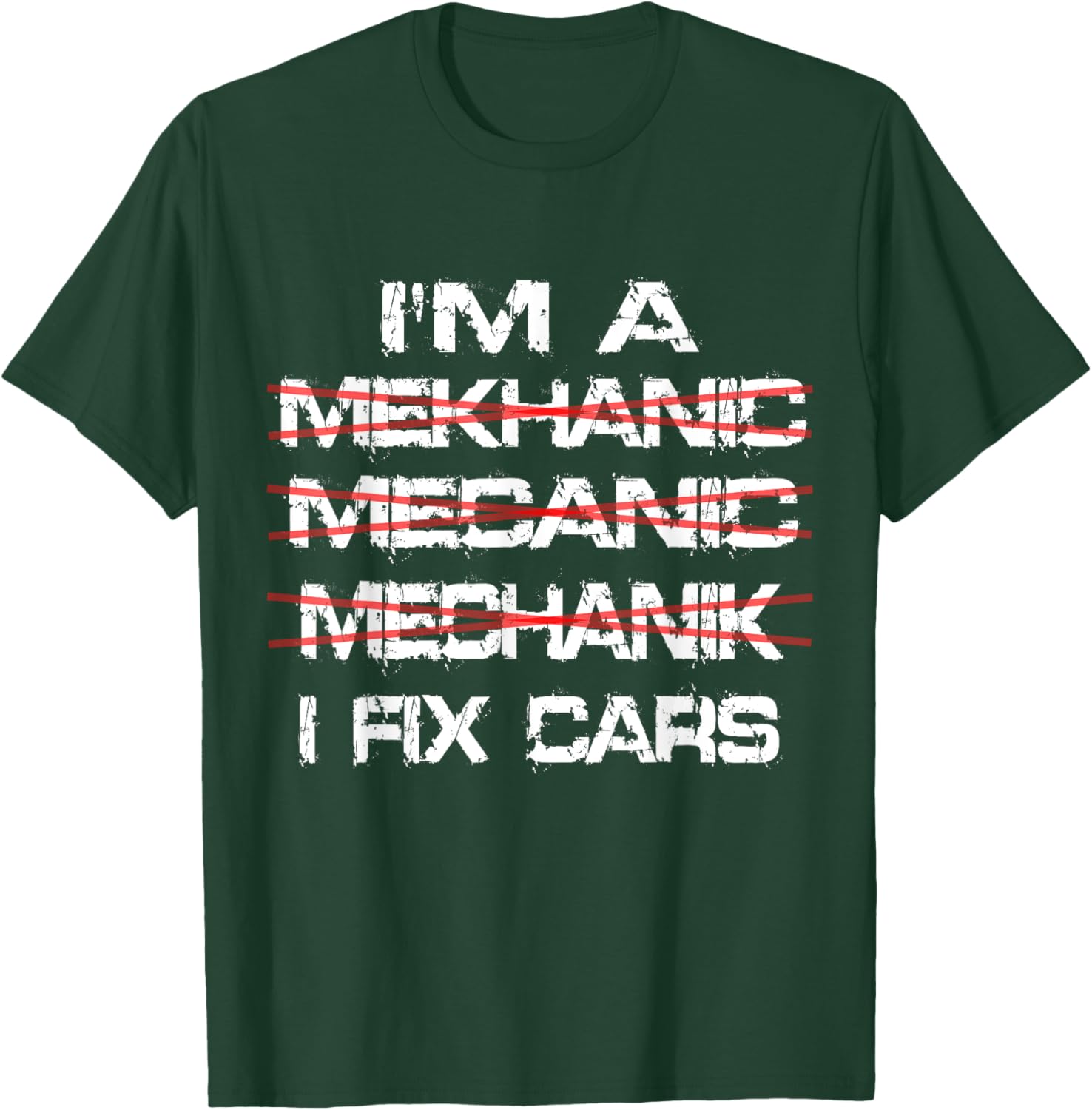 Funny I'm a Mekhanic T-Shirt for Car Lovers and Mechanics - 18