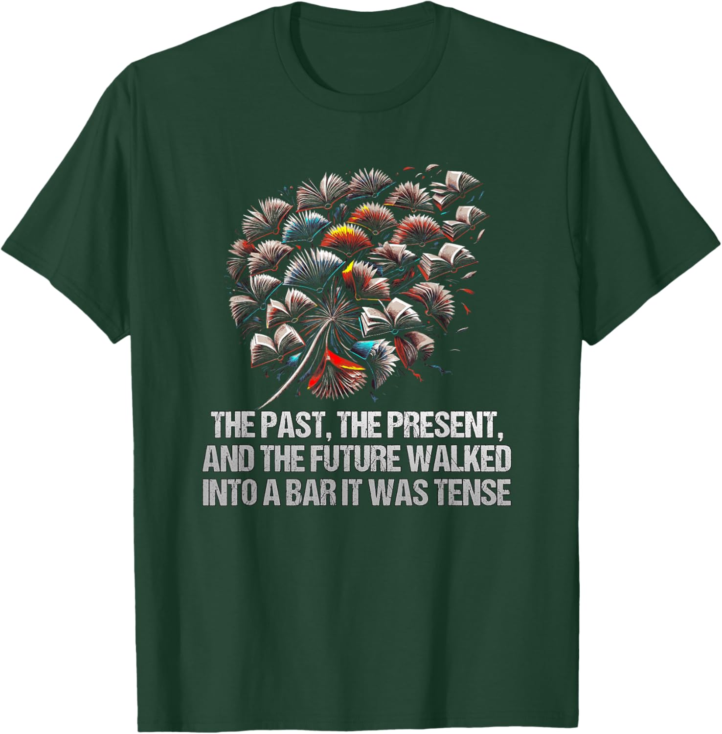 Funny The Past Present Future Walked Into A Bar T-Shirt for All Occasions - 11