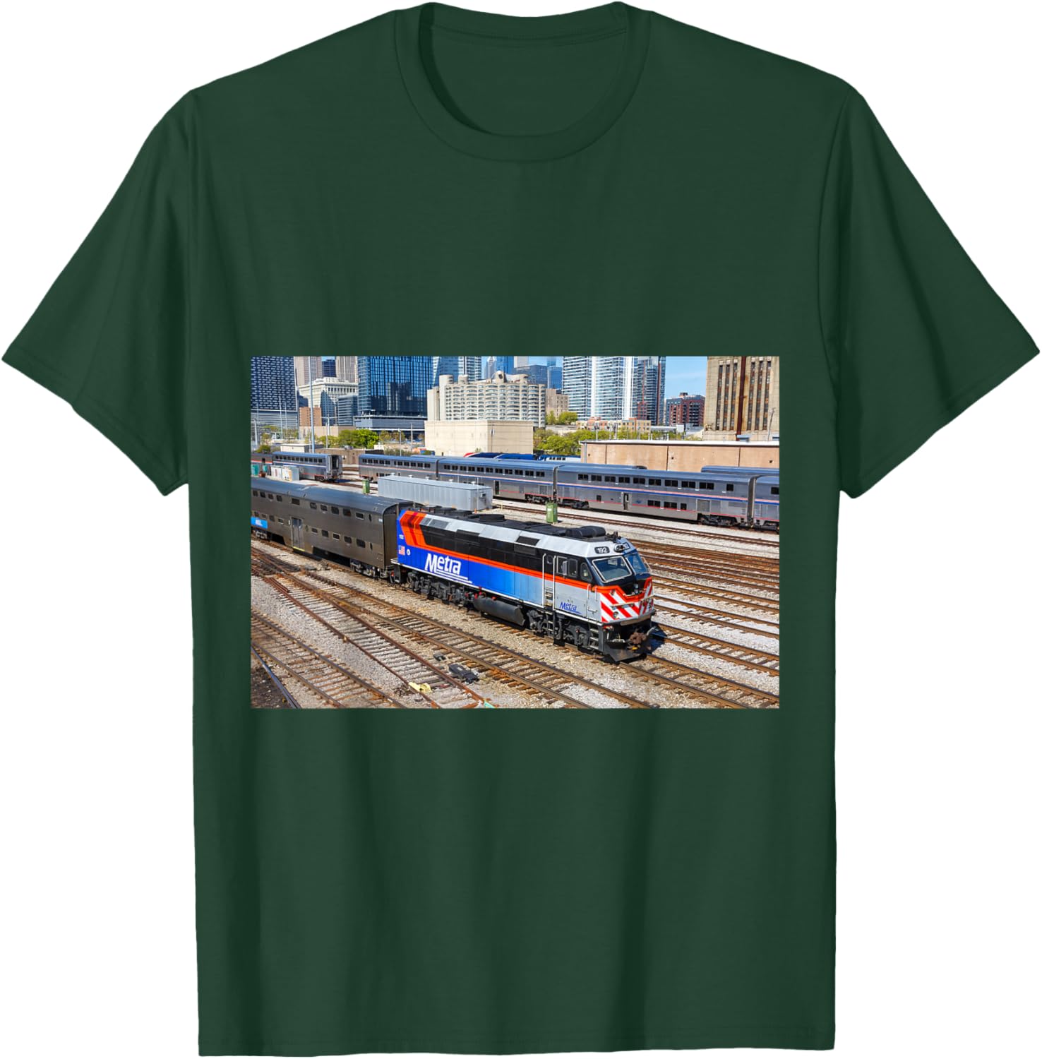 Metra 192 At Union Station T-Shirt Perfect for Commuters and Fans - 3