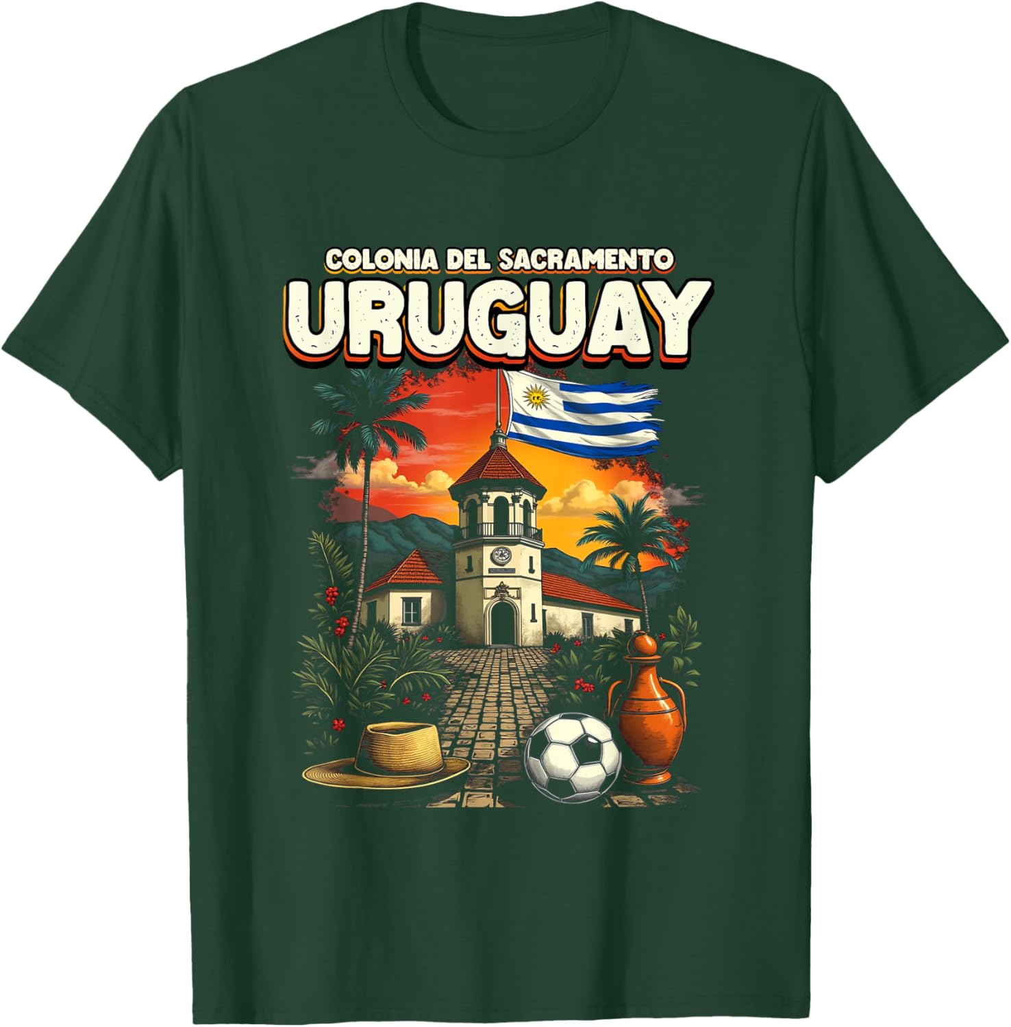 Colonia Del Sacramento Uruguay T-Shirt for Memorable Vacation Souvenir - 13