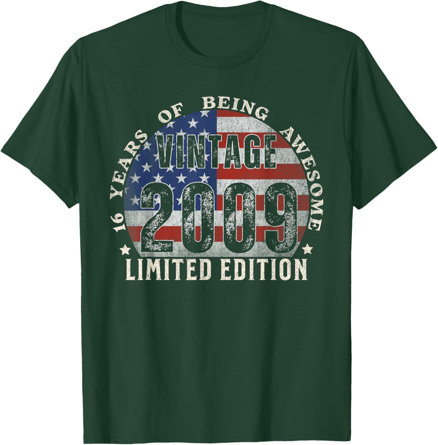 Vintage 2009 Limited Edition 16th Birthday T-Shirt for Unique Gifts - 10