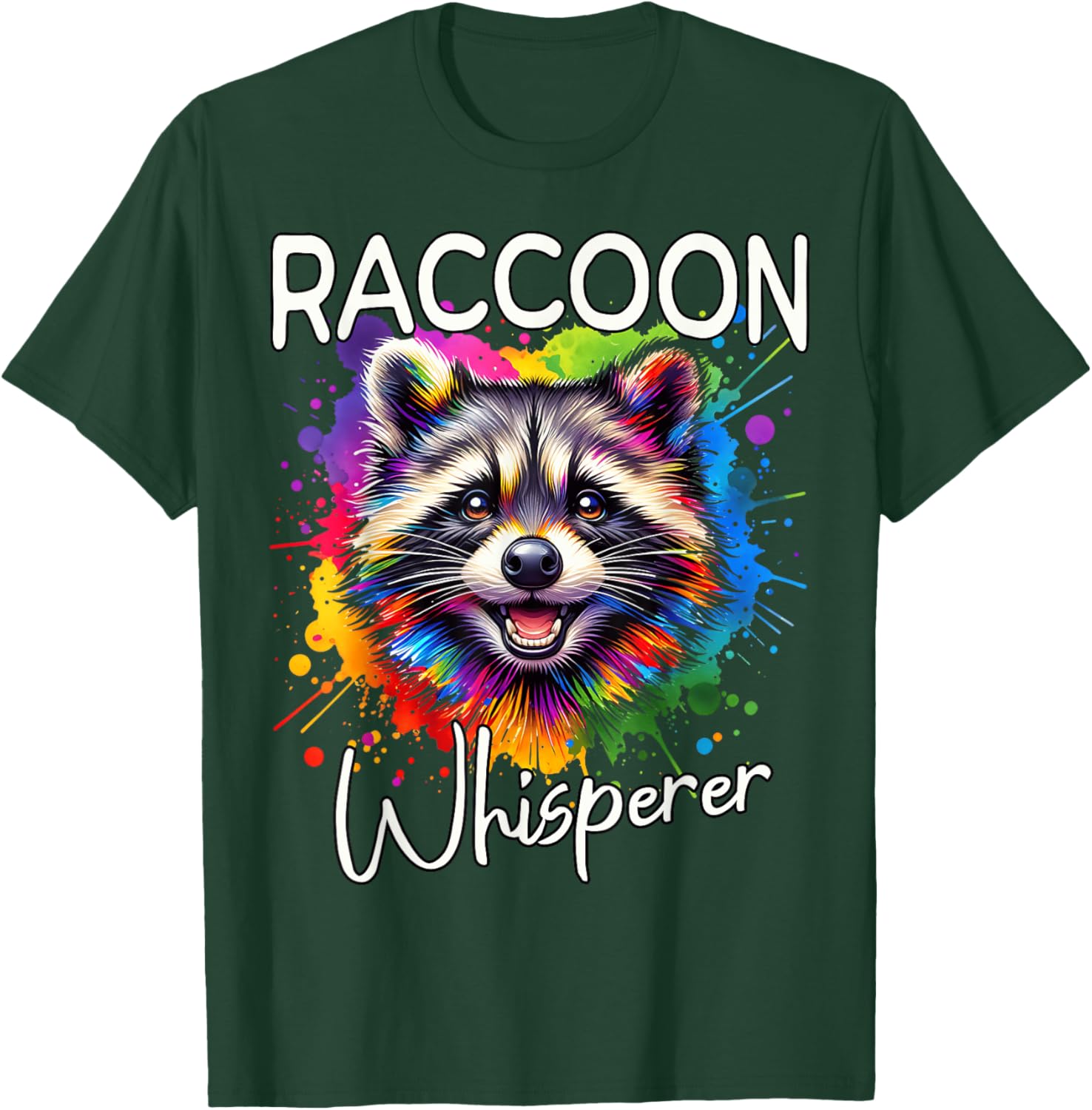Cute North American Raccoon Whisperer T-Shirt for Animal Lovers - 25