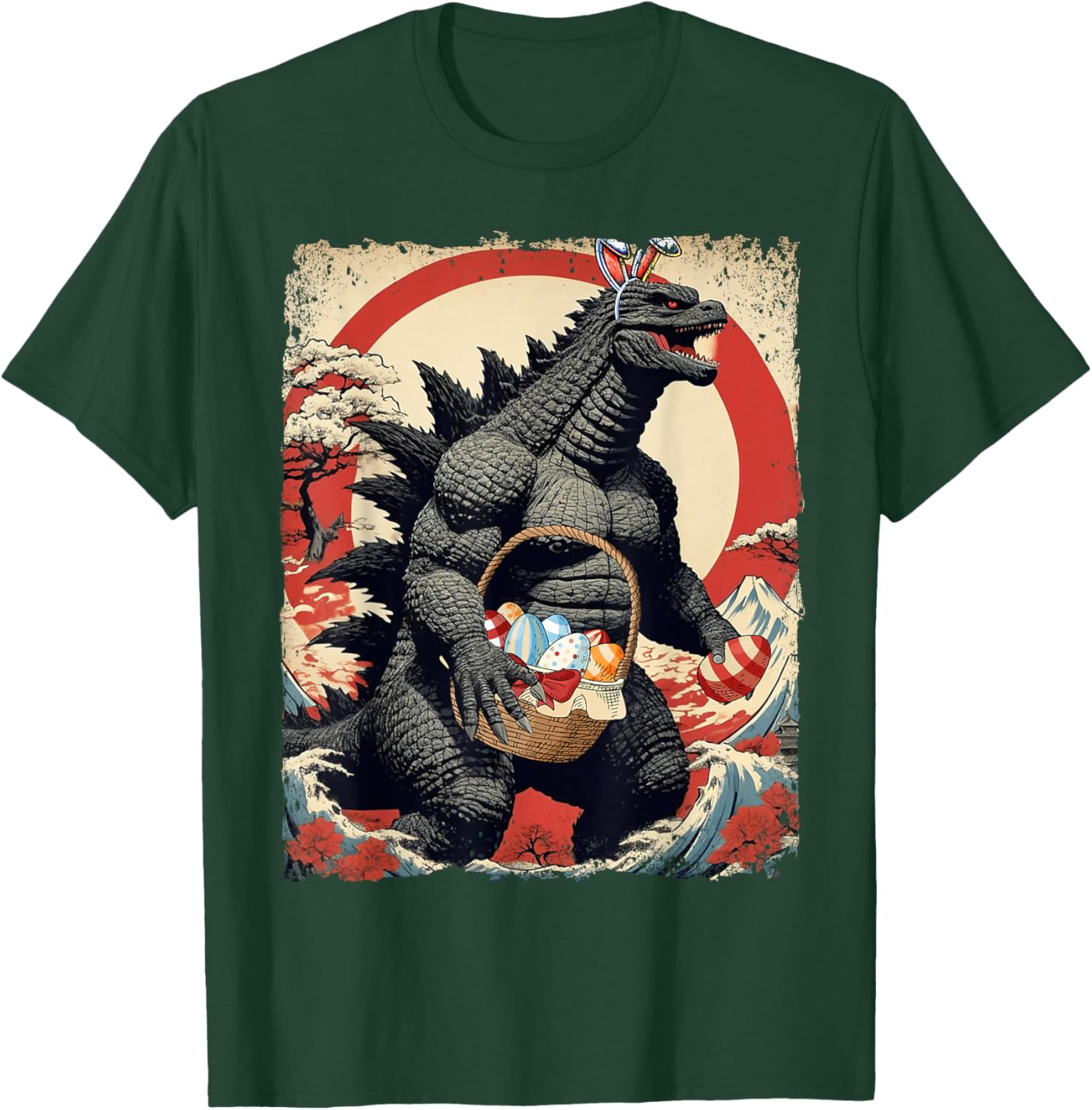 Kaiju Easter Vintage Shirt for Kids featuring Monster Eggs T-Shirt - 6