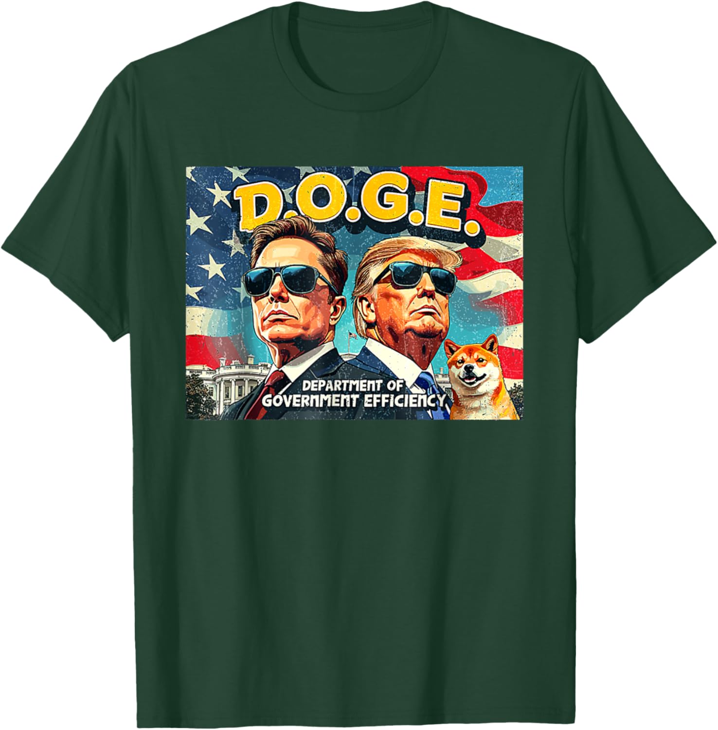 DOGE Department of Government Efficiency Trump 47th Anniversary T-Shirt - 29