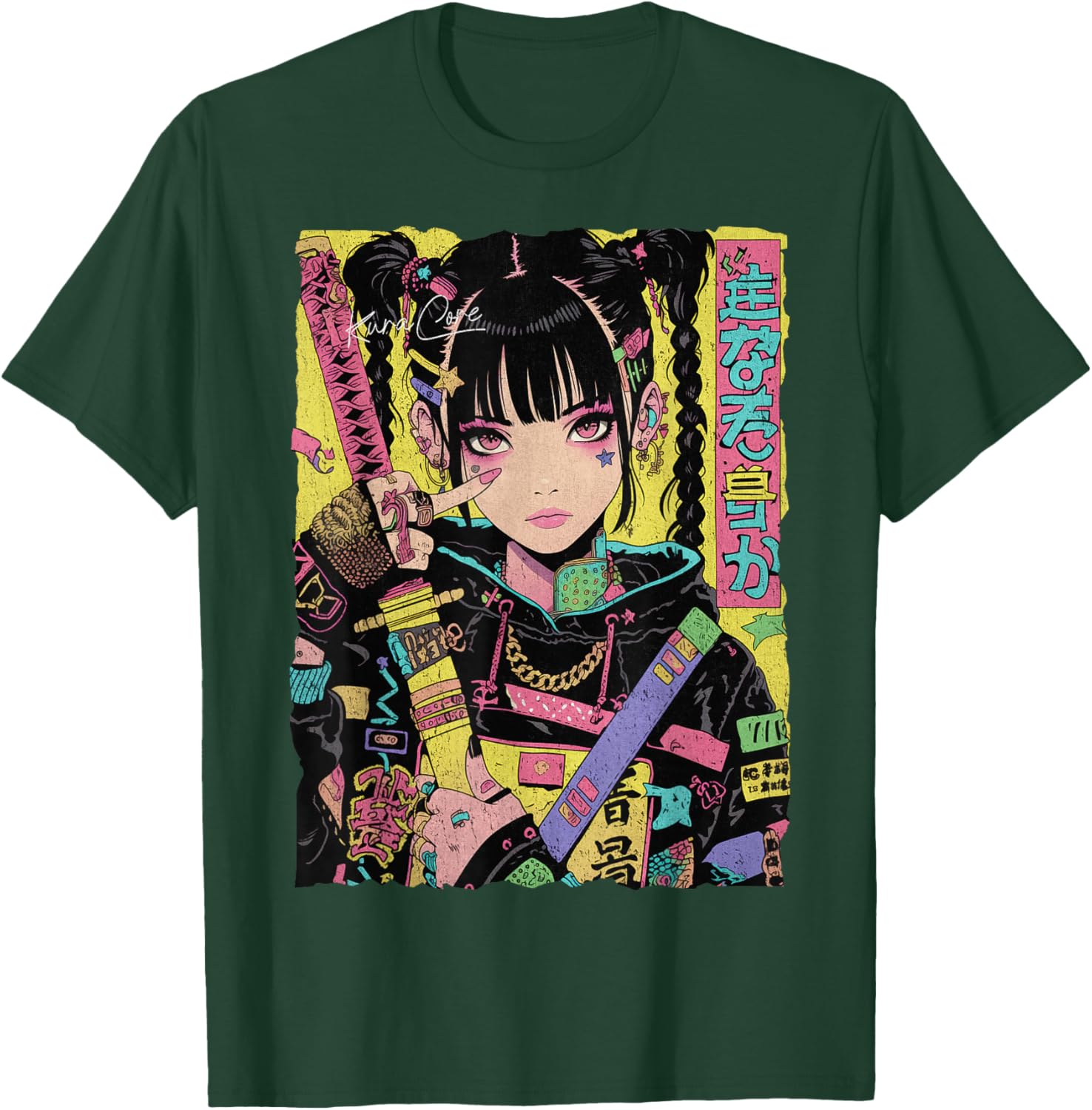 Trendy Japanese Cyberpunk Y2K Techwear Anime T-Shirt for Fashion Lovers - 3