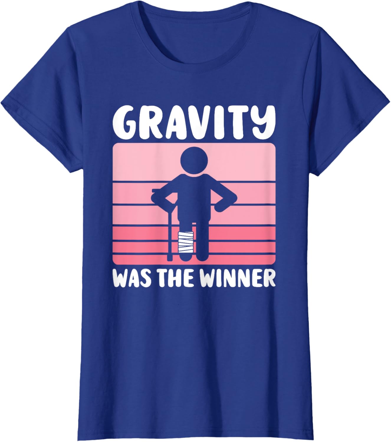Gravity Was The Winner Funny Get Well T-Shirt for Women and Girls - 3