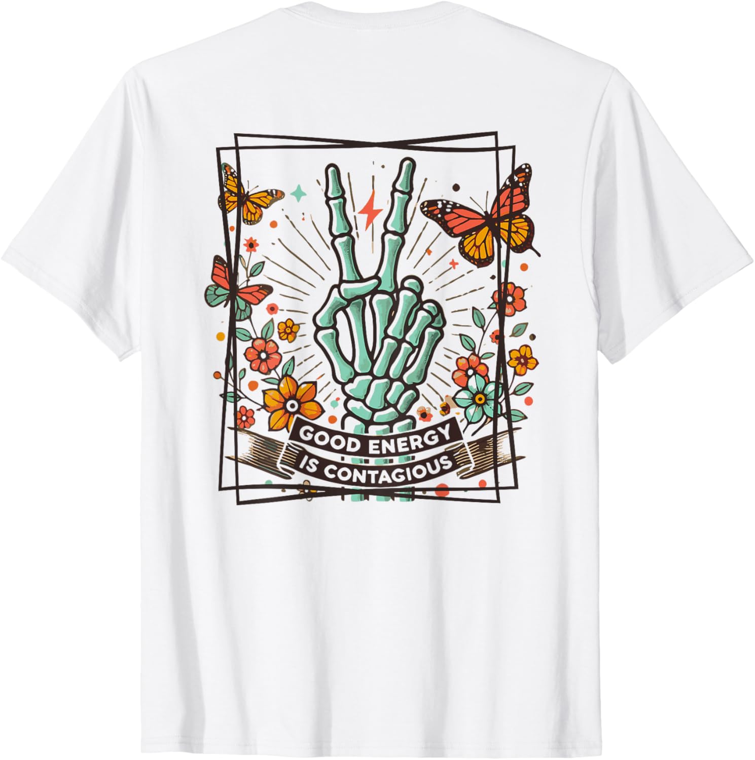 Good Energy Is Contagious Motivational Positive T-Shirt for Inspiration - 5