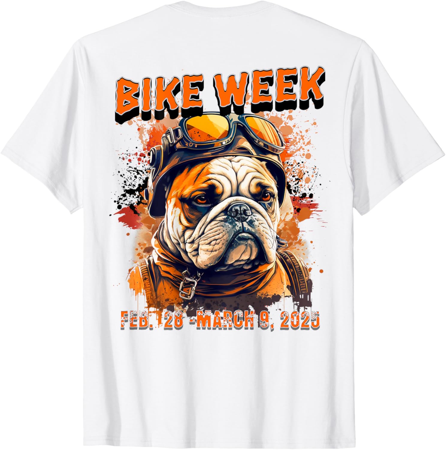 Bike Week 2025 Rally Dog Art T-Shirt for Men, Women, and Kids - 5