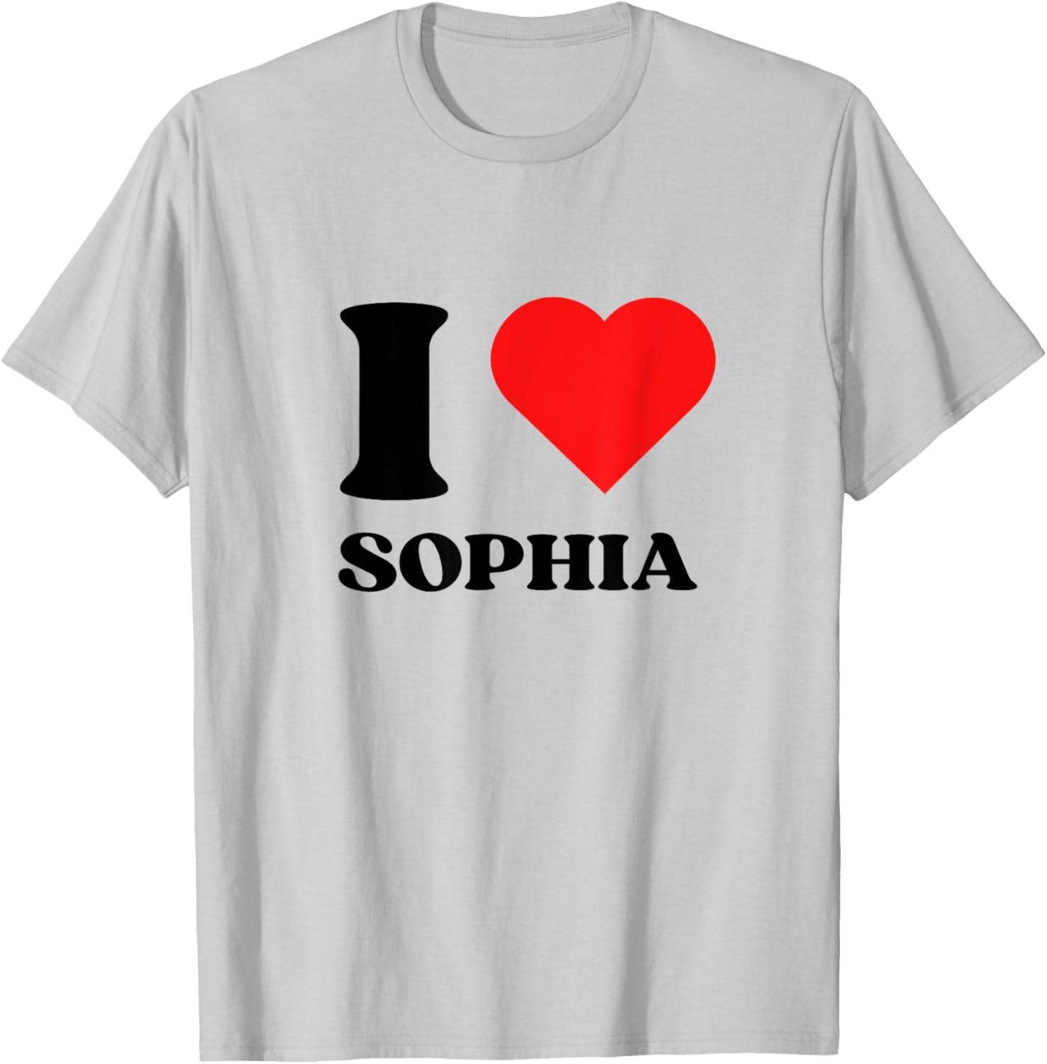 Cute I Love Sophia Y2K Valentine's Day T-Shirt for Trendy Style - 8