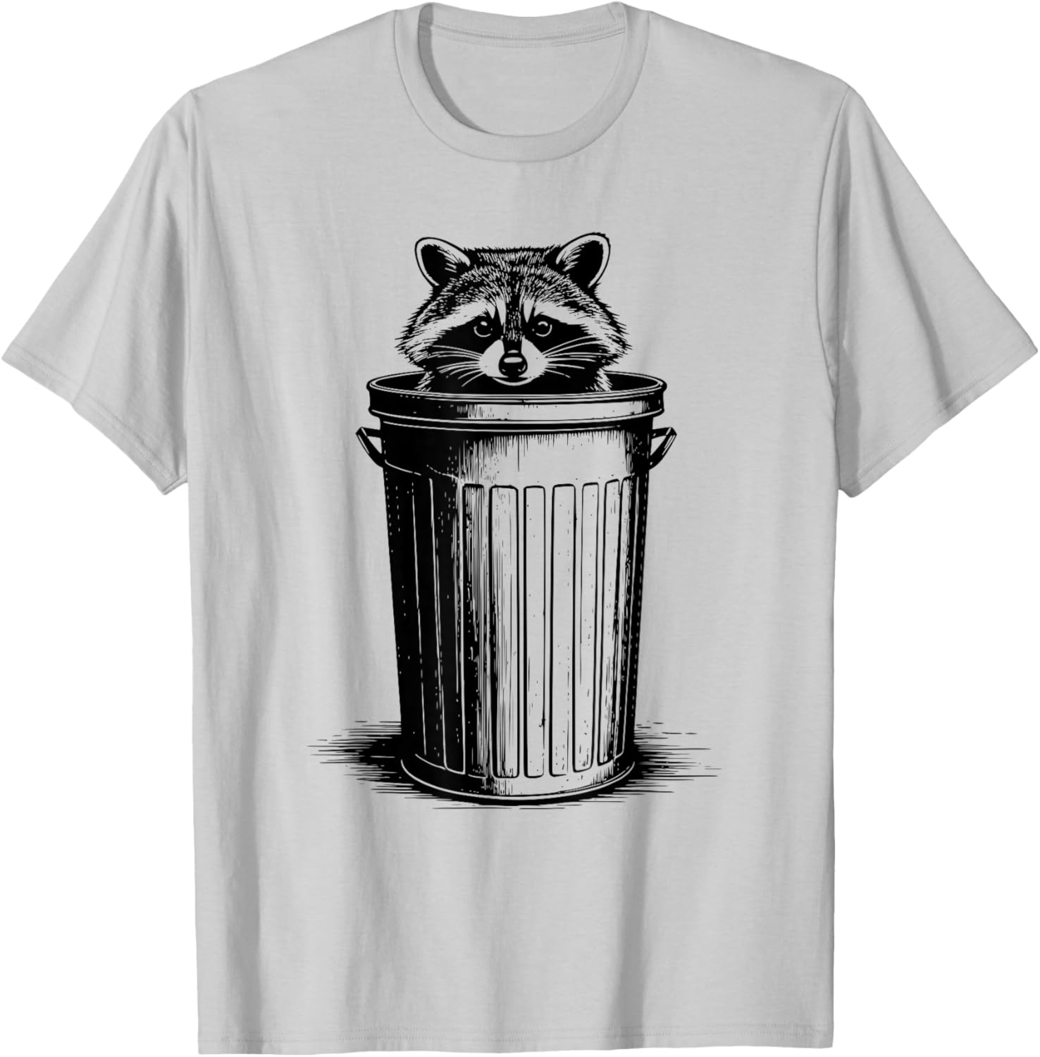 Raccoon Astronaut Suit Trash Panda T-Shirt Fun Space-Themed Apparel - 7