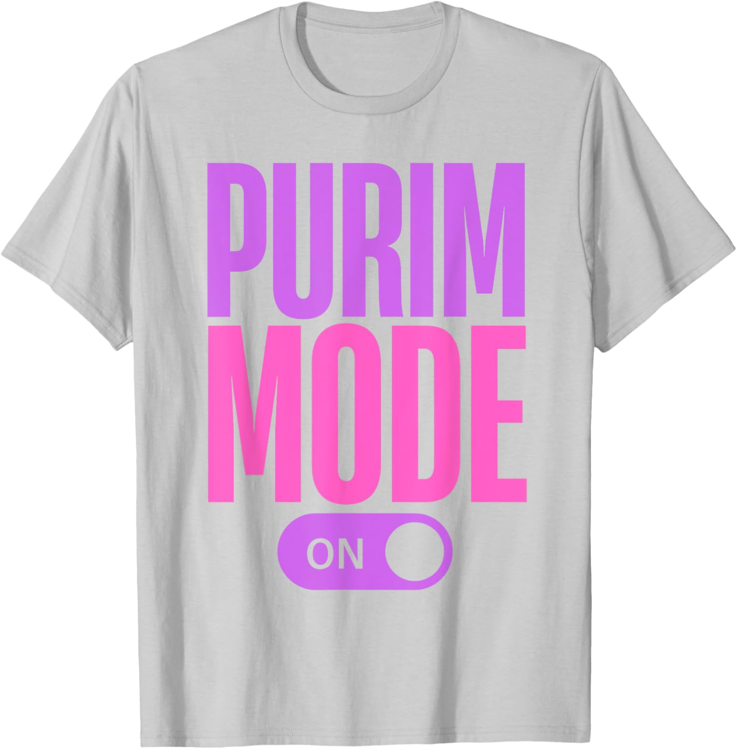 Funny Purim T-Shirt - Purim Mode On Costume for Happy Jewish Celebration - 1