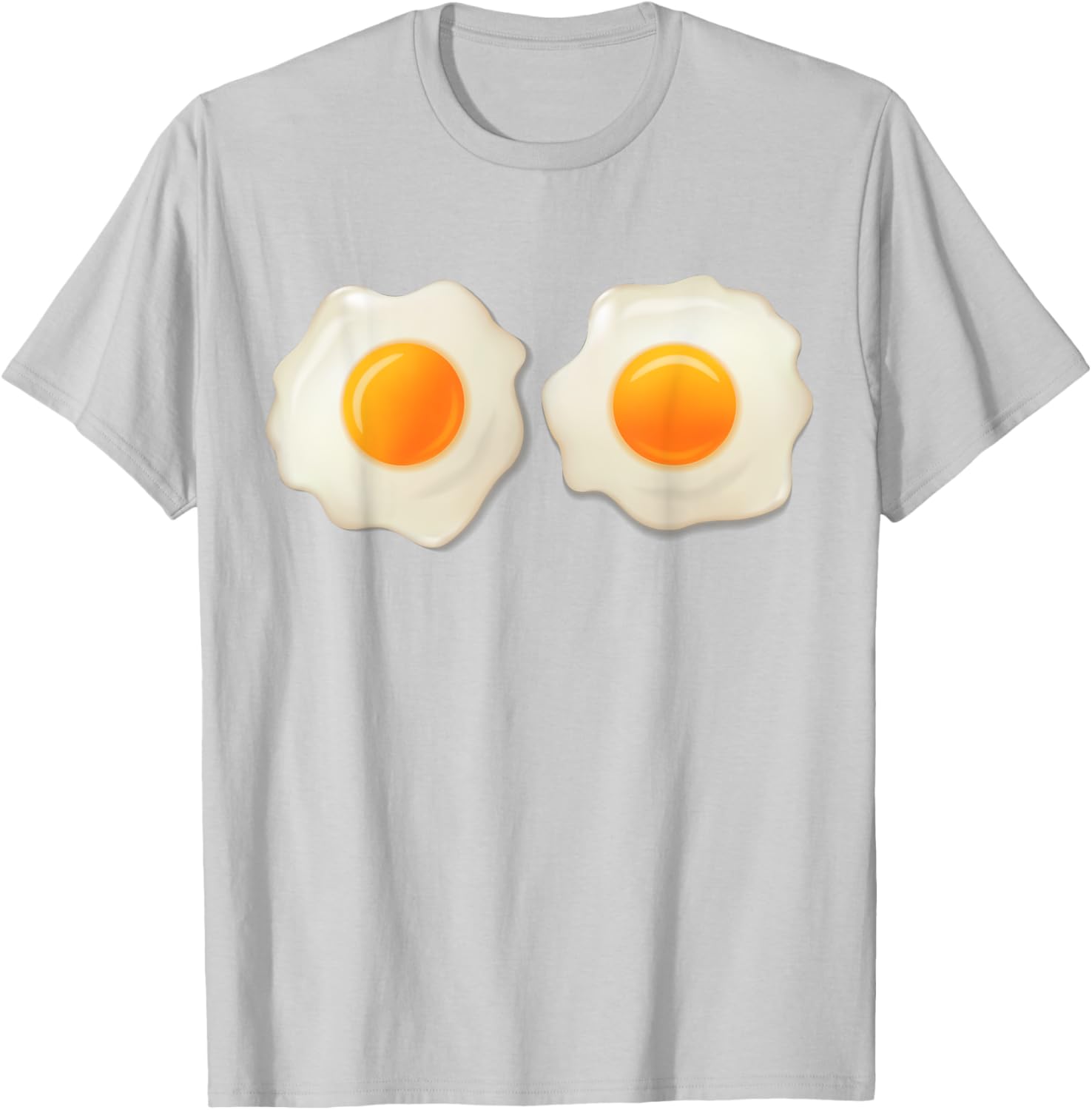 Double Fried Eggs Sunny Side Up T-Shirt for Food Lovers and Fun Apparel - 5