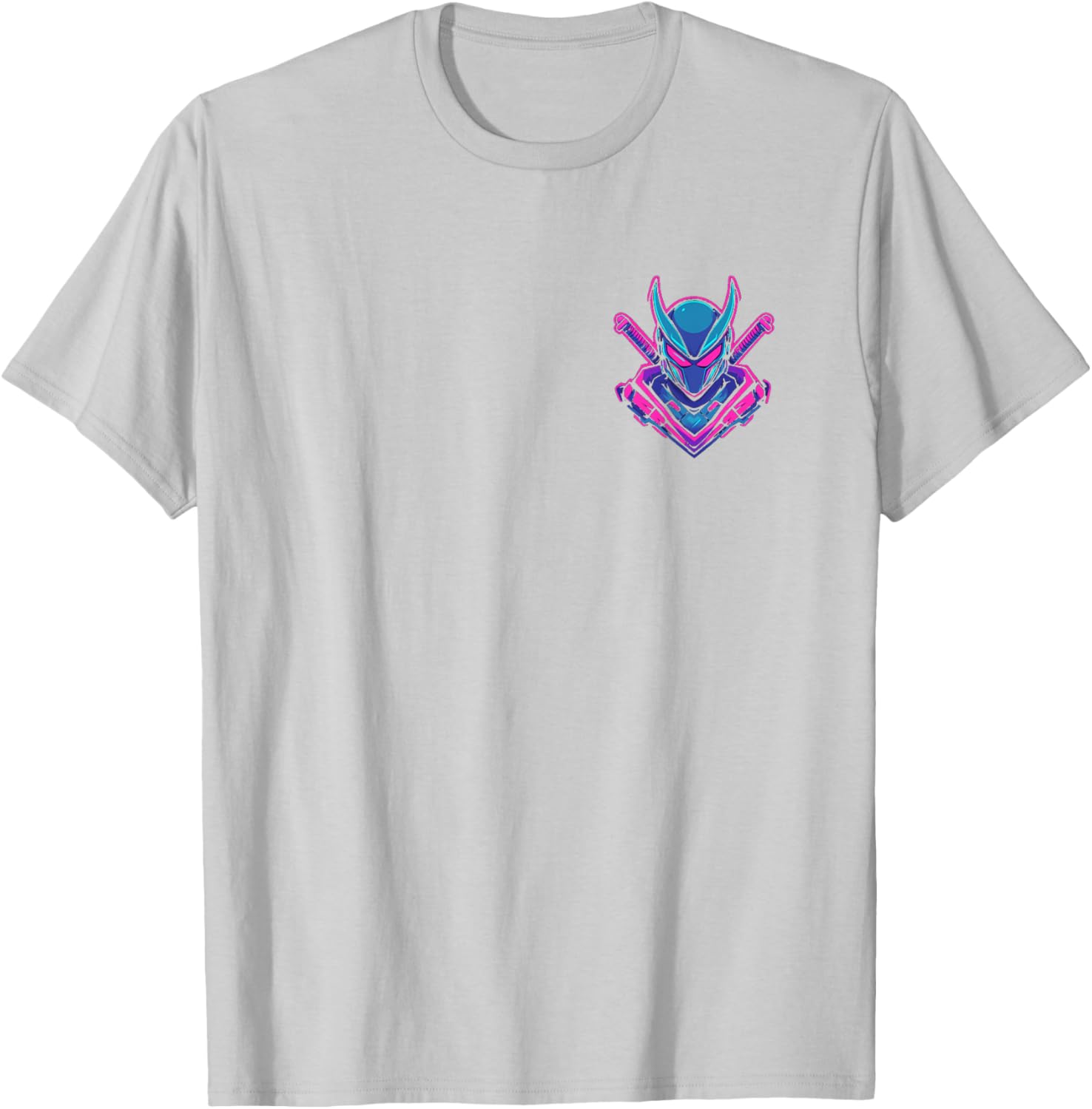 Cyberpunk Mech Samurai Anime Retro Gaming T-Shirt for Gamers - 8