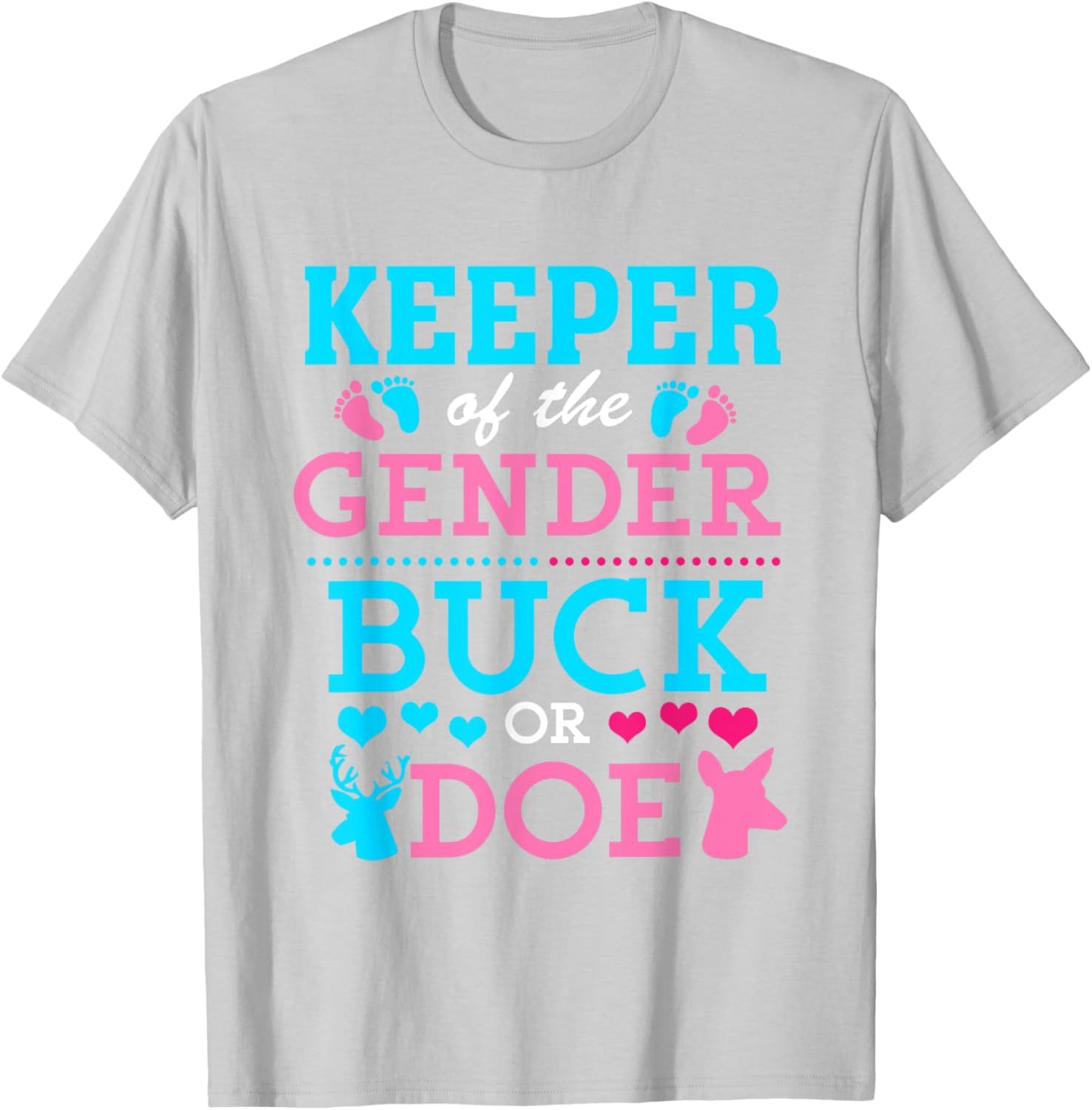 Funny Buck or Doe Gender Reveal T-Shirt for Baby Shower Celebrations - 10