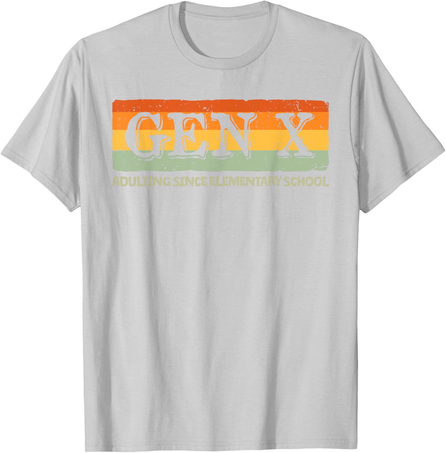 Gen X Adulting Since Elementary School T-Shirt for Nostalgic Style - 6