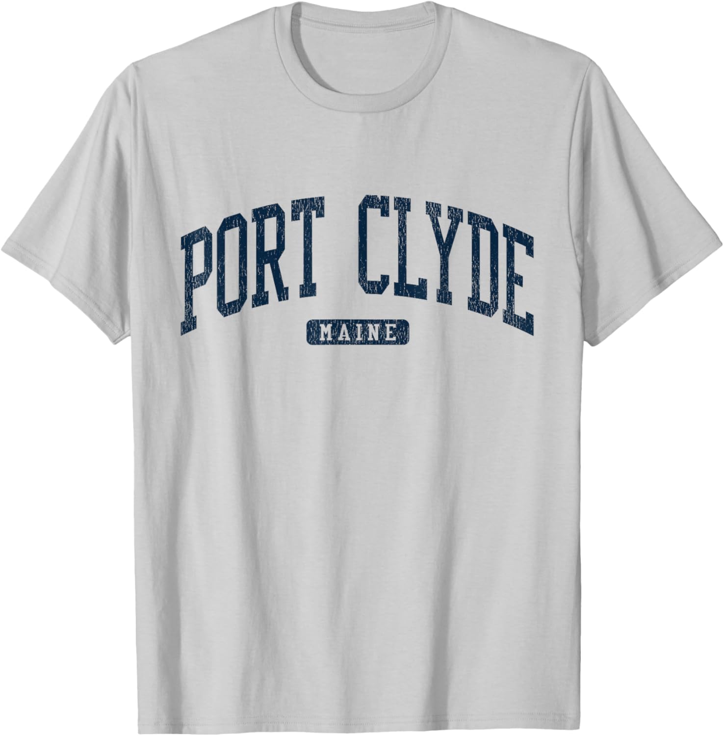 Port Clyde Maine University Style Blue T-Shirt for Casual Wear - 5