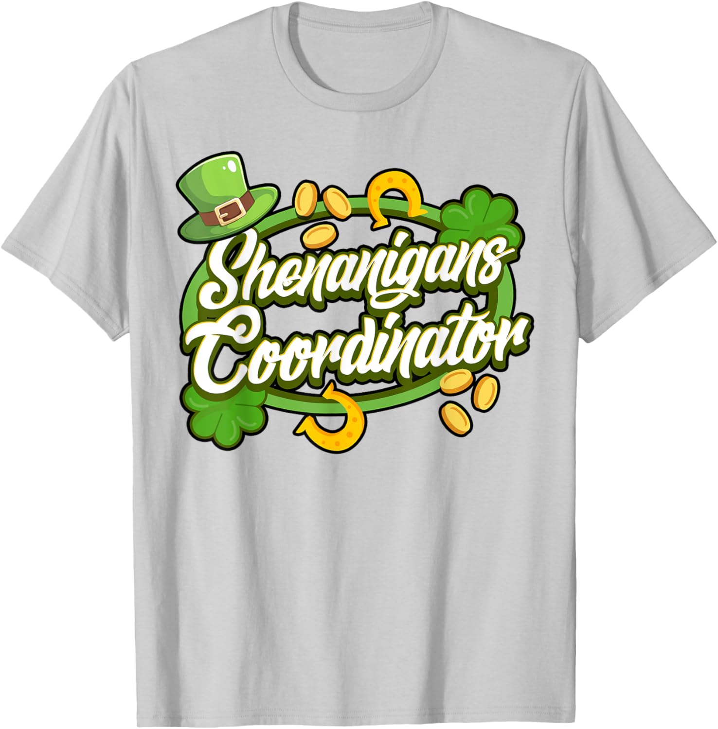 Funny Shenanigans Coordinator St Patrick's Day T-Shirt for Fun Celebrations - 15