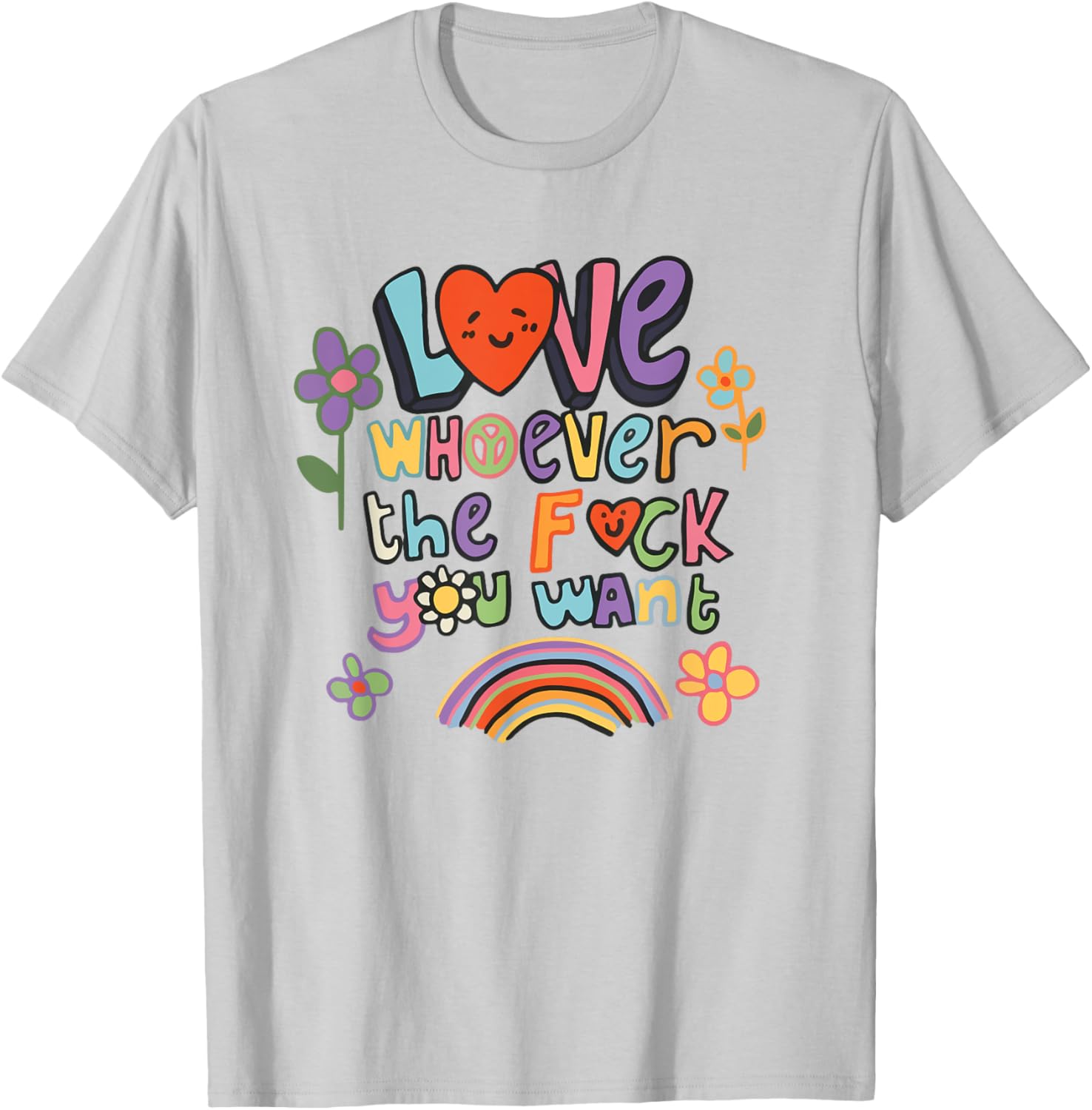 Love Whoever You Want LGBTQ Rainbow Pride Month T-Shirt for All - 9