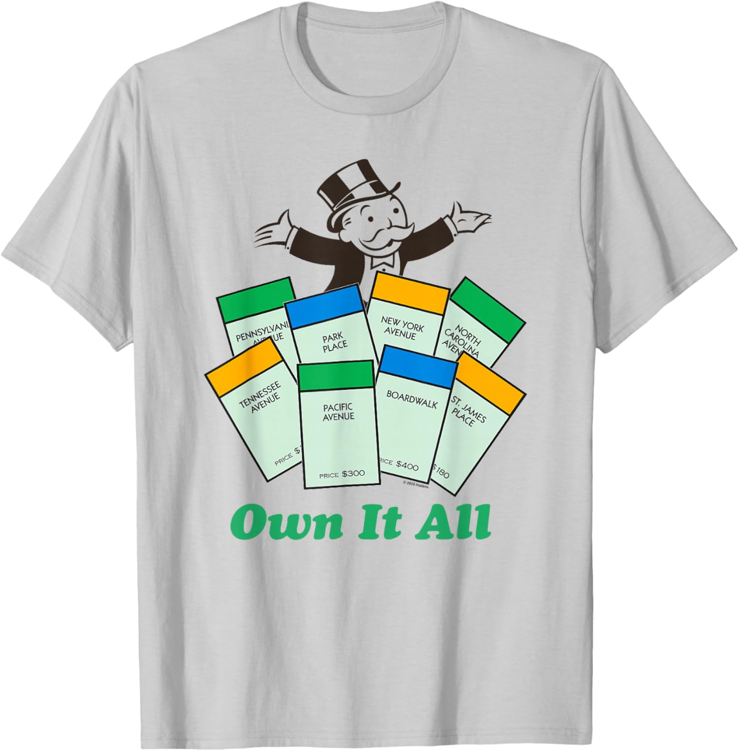 Monopoly Rich Uncle Pennybags Big Chest Logo T-Shirt for Fans - 3