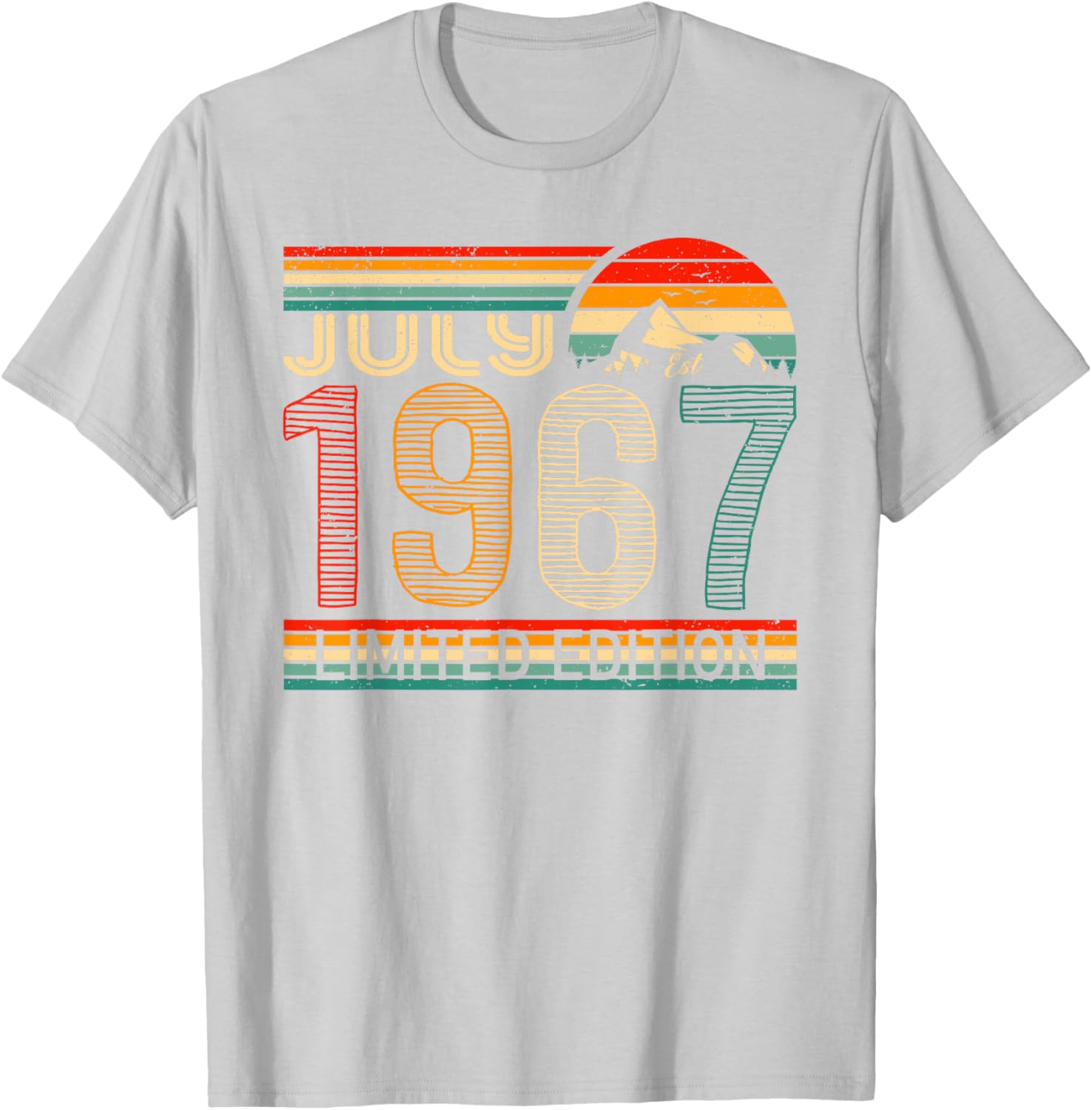 Vintage July 1967 Classic Birthday T-Shirt for Unique Celebrations - 17