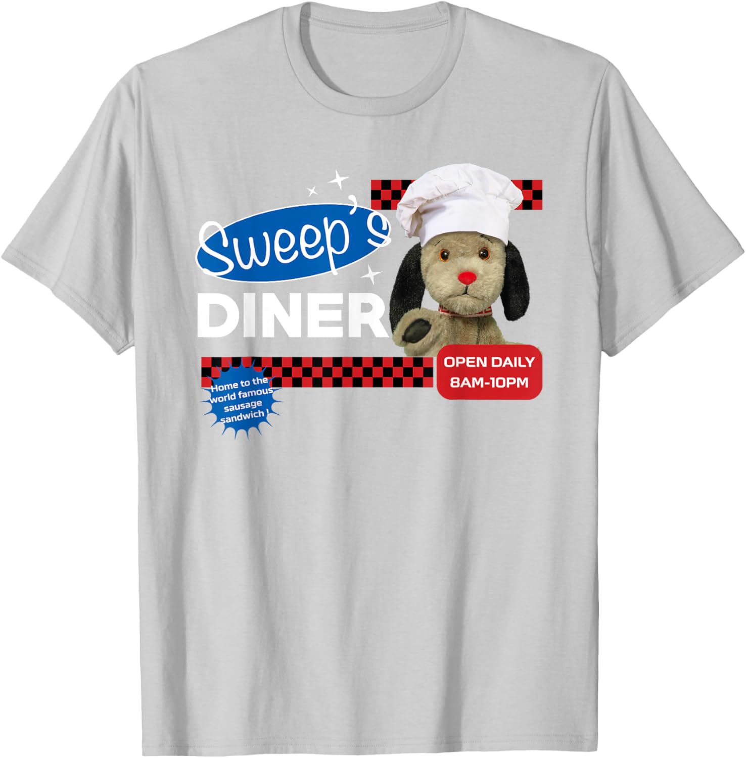 Sooty Sweeps Diner Open Daily T-Shirt for Foodies and Casual Wear - 12
