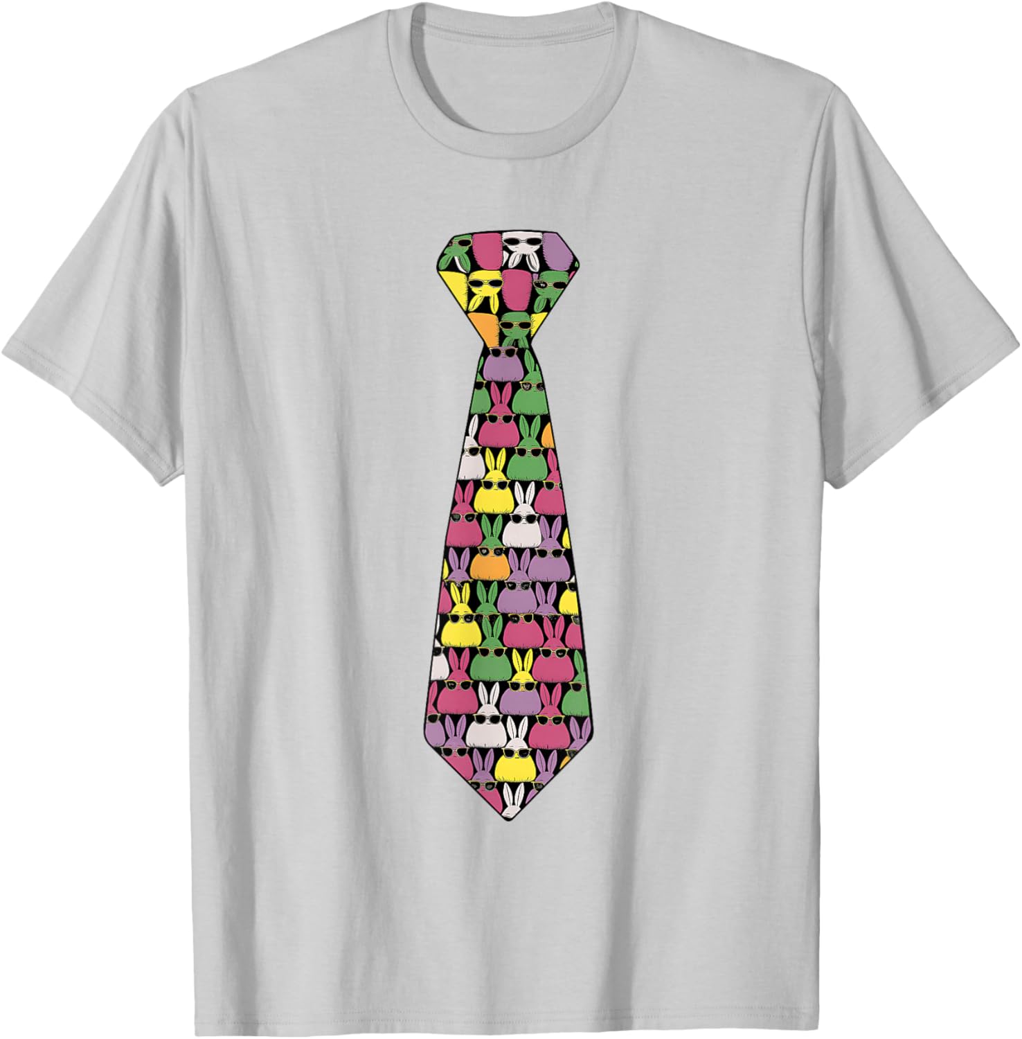 Easter Bunny Tie Rabbit T-Shirt for Boys and Toddlers - Fun Holiday Apparel - 17