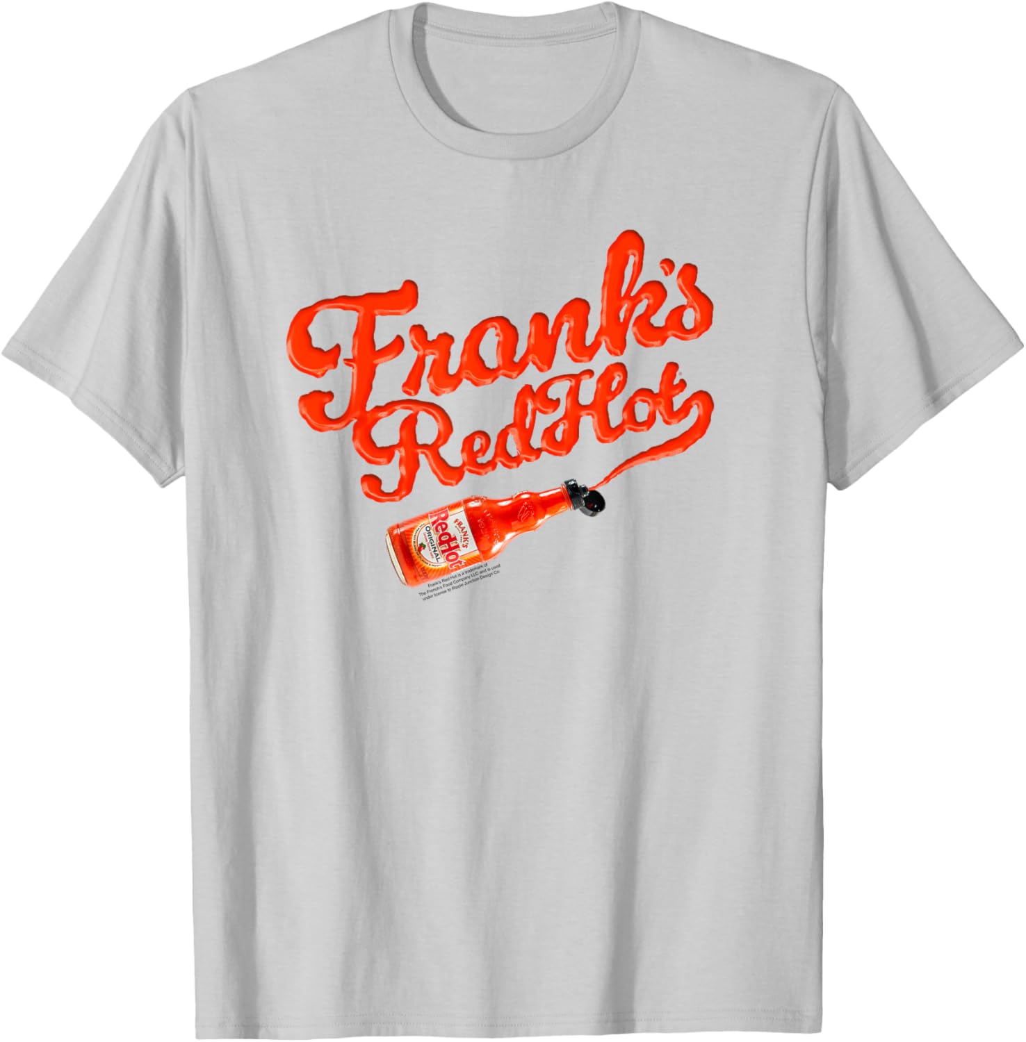 Funny Frank's RedHot Sauce Logo T-Shirt for Spice Lovers and Fans - 1