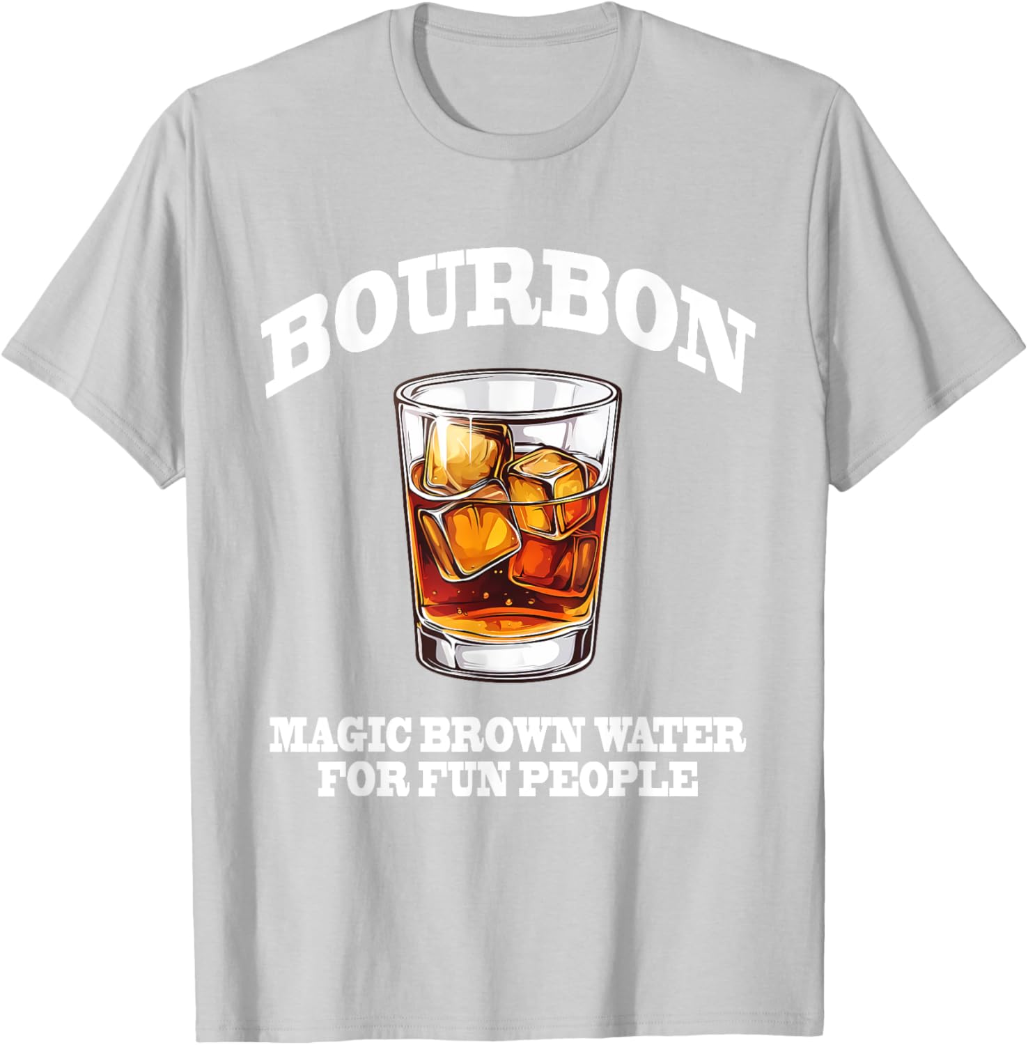 Funny Bourbon Magic Brown Water T-Shirt for Bourbon Lovers and Friends - 3