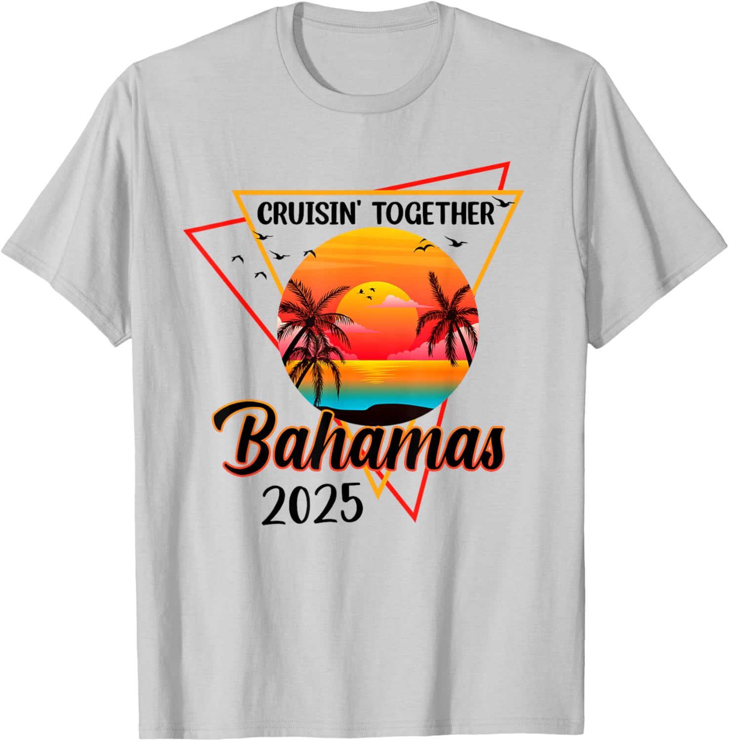 Cruisin Together Bahamas 2025 Family Vacation T-Shirt for Fun Memories - 5